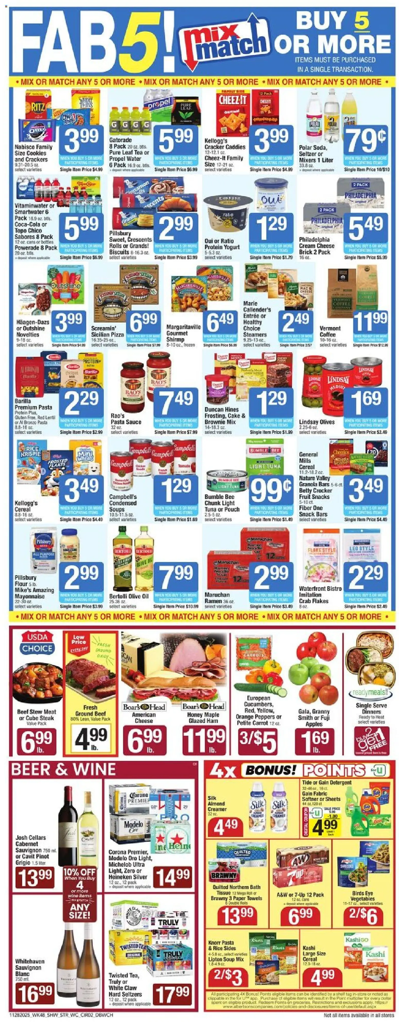 Star Market Weekly Ad - valid from 28.11.2025 | Page: 2 | Products: Apples, Rice, Cream, Water