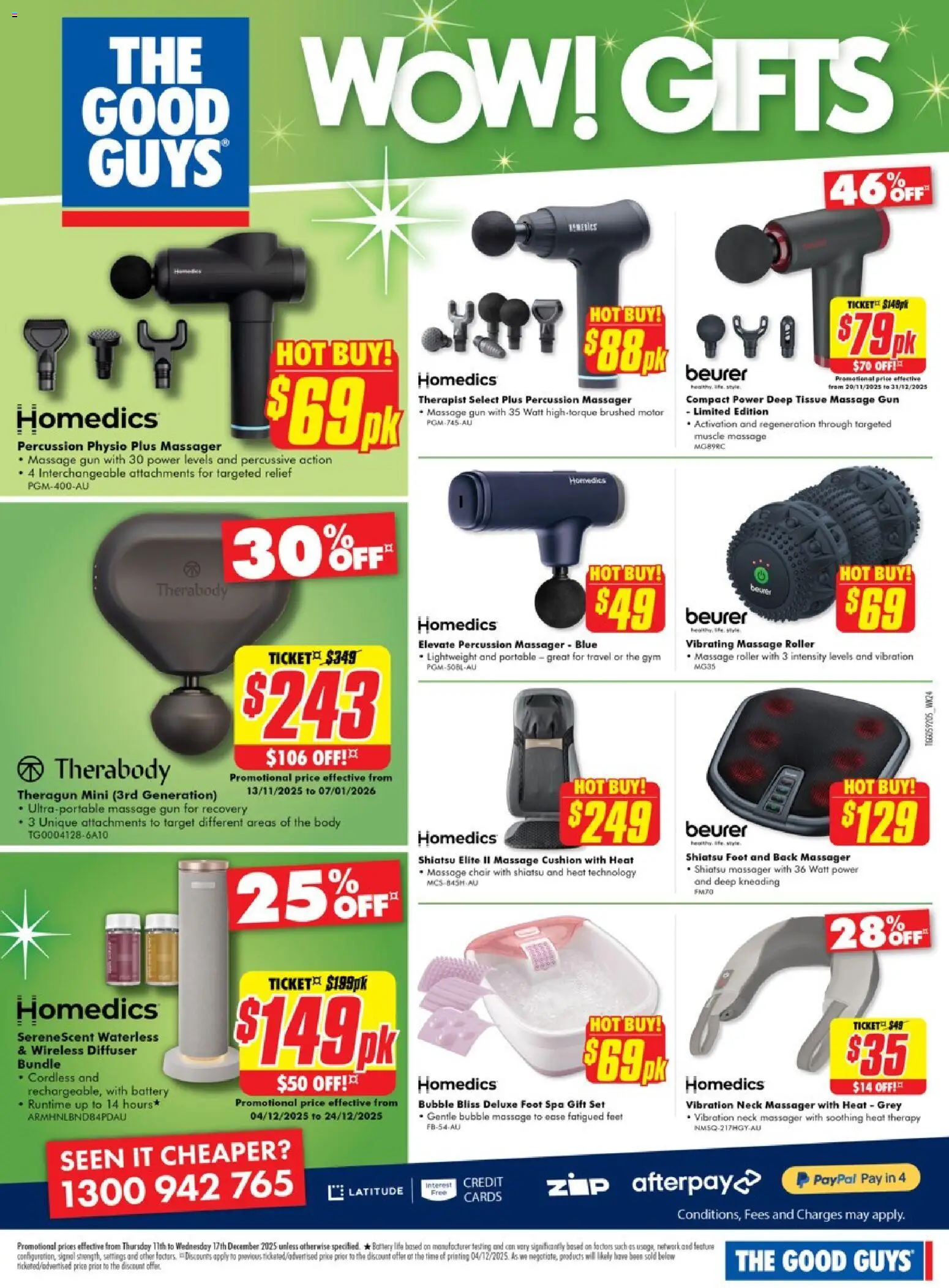 The Good Guys catalogue - valid from 10.12.2025 | Page: 13 | Products: Chair, Battery, Case, Portable