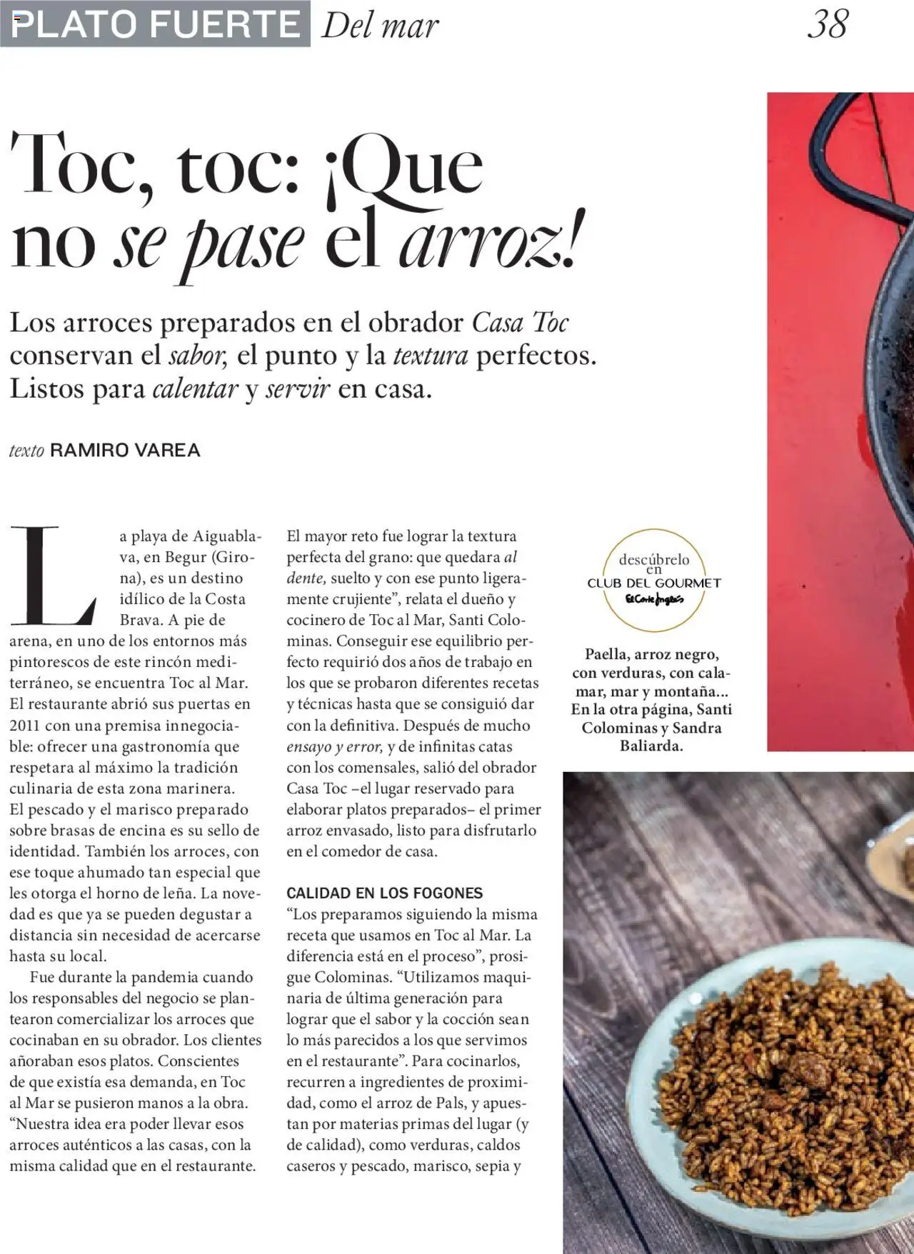 Nuevas ofertas de El Corte Inglés válidas en toda la República Mexicana desde el 27.06.2025. ¡Encuentra las mejores ofertas en El Corte Inglés Gourmet Magazin! | Página: 38 | Productos: Horno, Arroz, El horno, Sobre