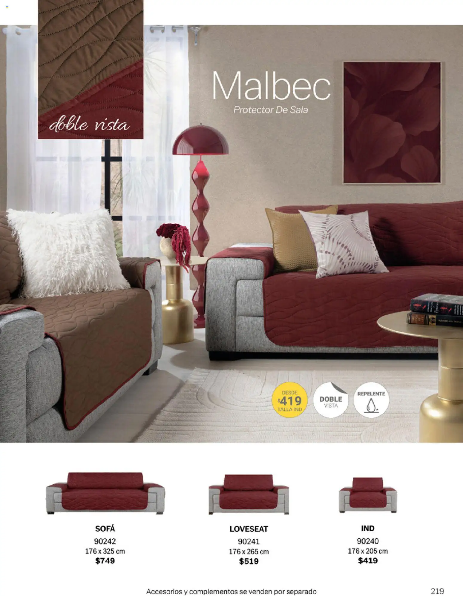 Nuevas ofertas de Vianney válidas en toda la República Mexicana desde el 06.03.2026. ¡Encuentra las mejores ofertas en Vianney catálogo Tu hogar, nuestra pasión! | Página: 221 | Productos: Sofá, Repelente