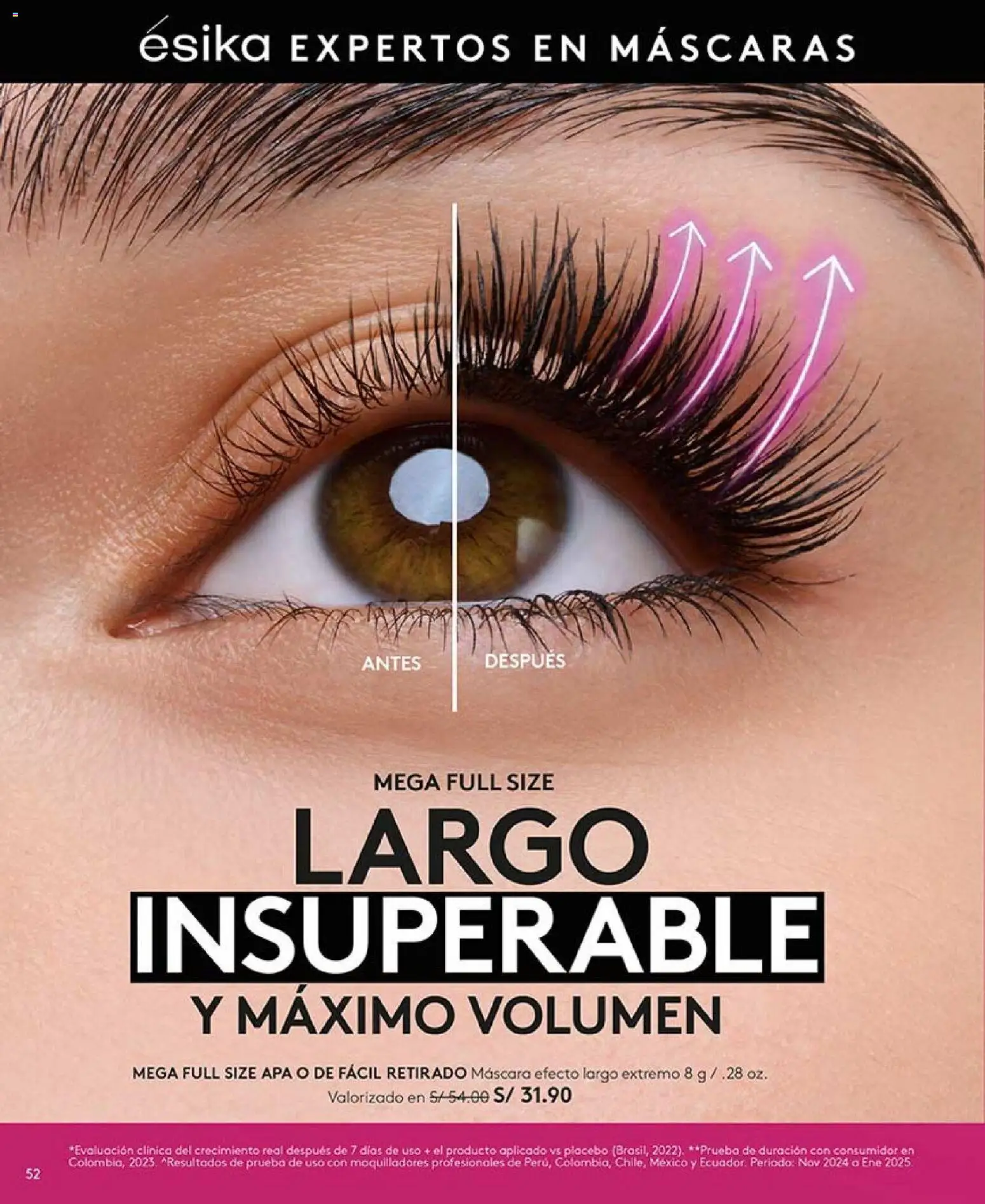 Catálogo Ésika válido desde 18.12.2025 | Página: 52 | Productos: Máscara