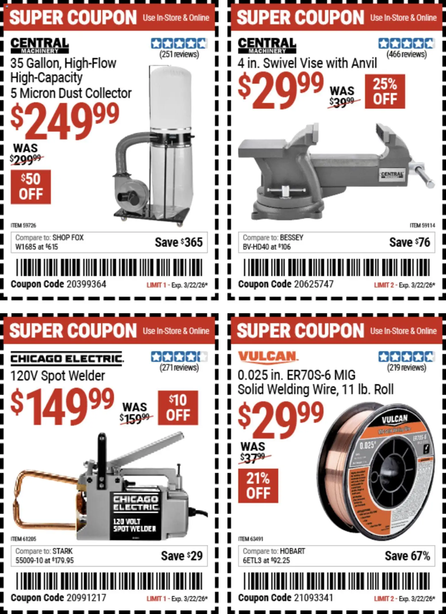 Harbor Freight Dollar Days - valid from 09.03.2026 | Page: 10 | Products: Swivel