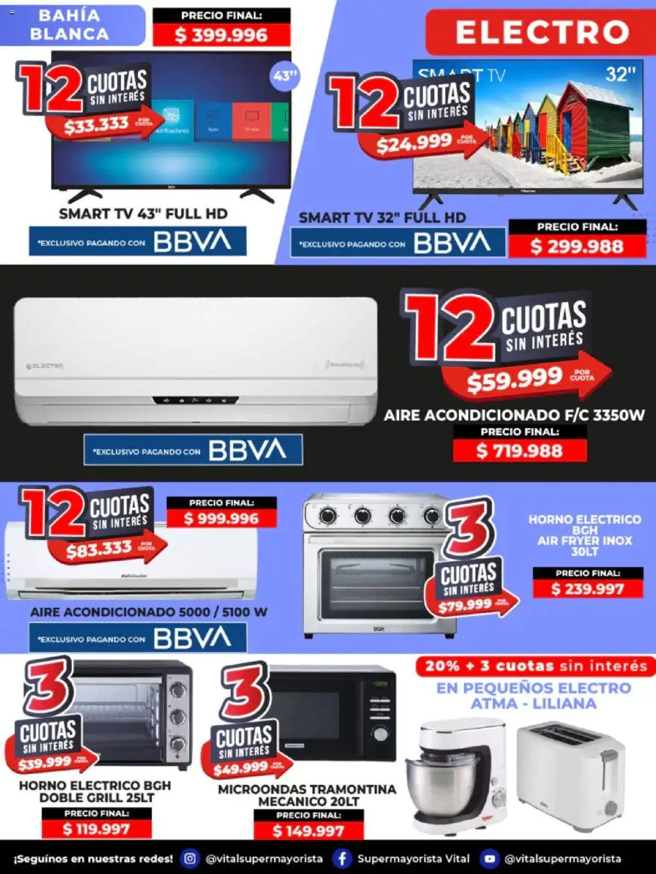 Vital - Especial de nonfood - Bahía Blanca │ válido desde el 15.09.2025 | Página: 2 | Productos: Horno, Aire acondicionado, Microondas, Horno eléctrico