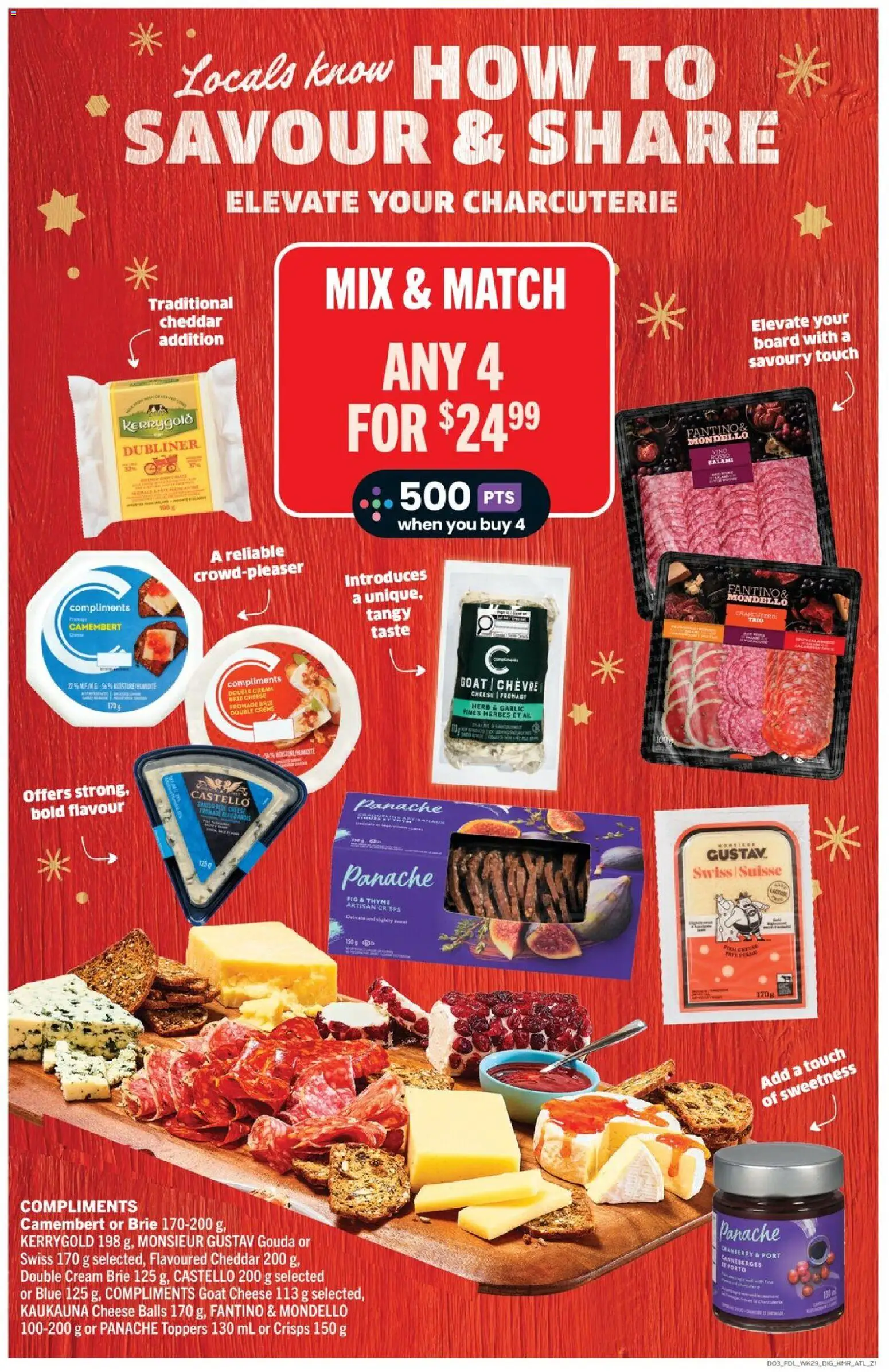 Foodland flyer valid from 13.11.2025 | Page: 11 | Products: Cream, Cheese, Salami