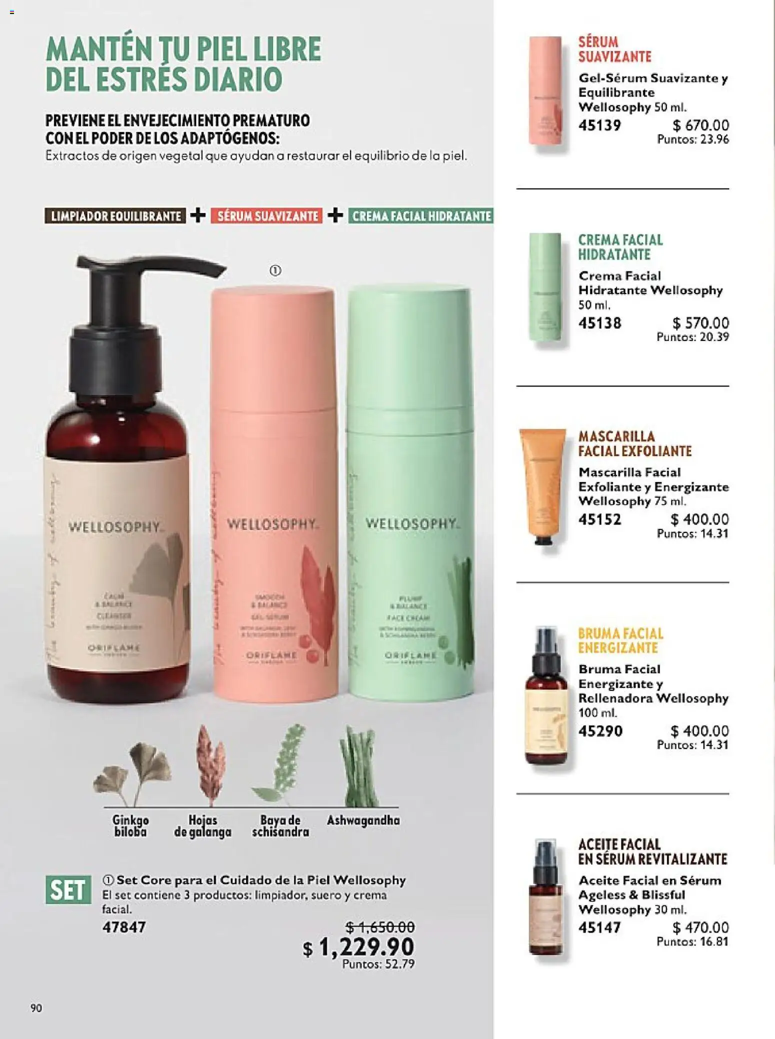 Nuevas ofertas de Oriflame válidas en toda la República Mexicana desde el 24.01.2026. ¡Encuentra las mejores ofertas en Oriflame campaña 2 2026! | Página: 90 | Productos: Serum, Aceite, Suavizante, Limpiador