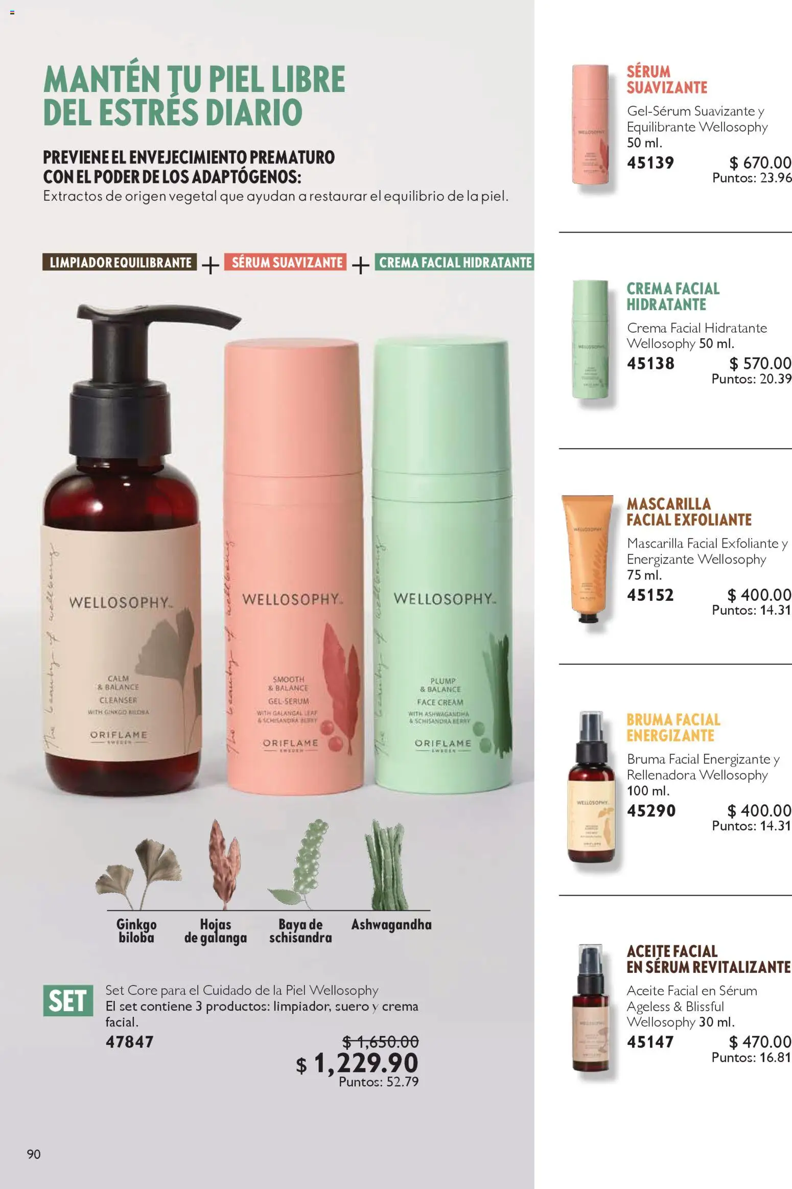 Nuevas ofertas de Oriflame válidas en toda la República Mexicana desde el 24.01.2026. ¡Encuentra las mejores ofertas en Oriflame campaña 2 2026! | Página: 90 | Productos: Crema, Bruma, Limpiador, Mascarilla