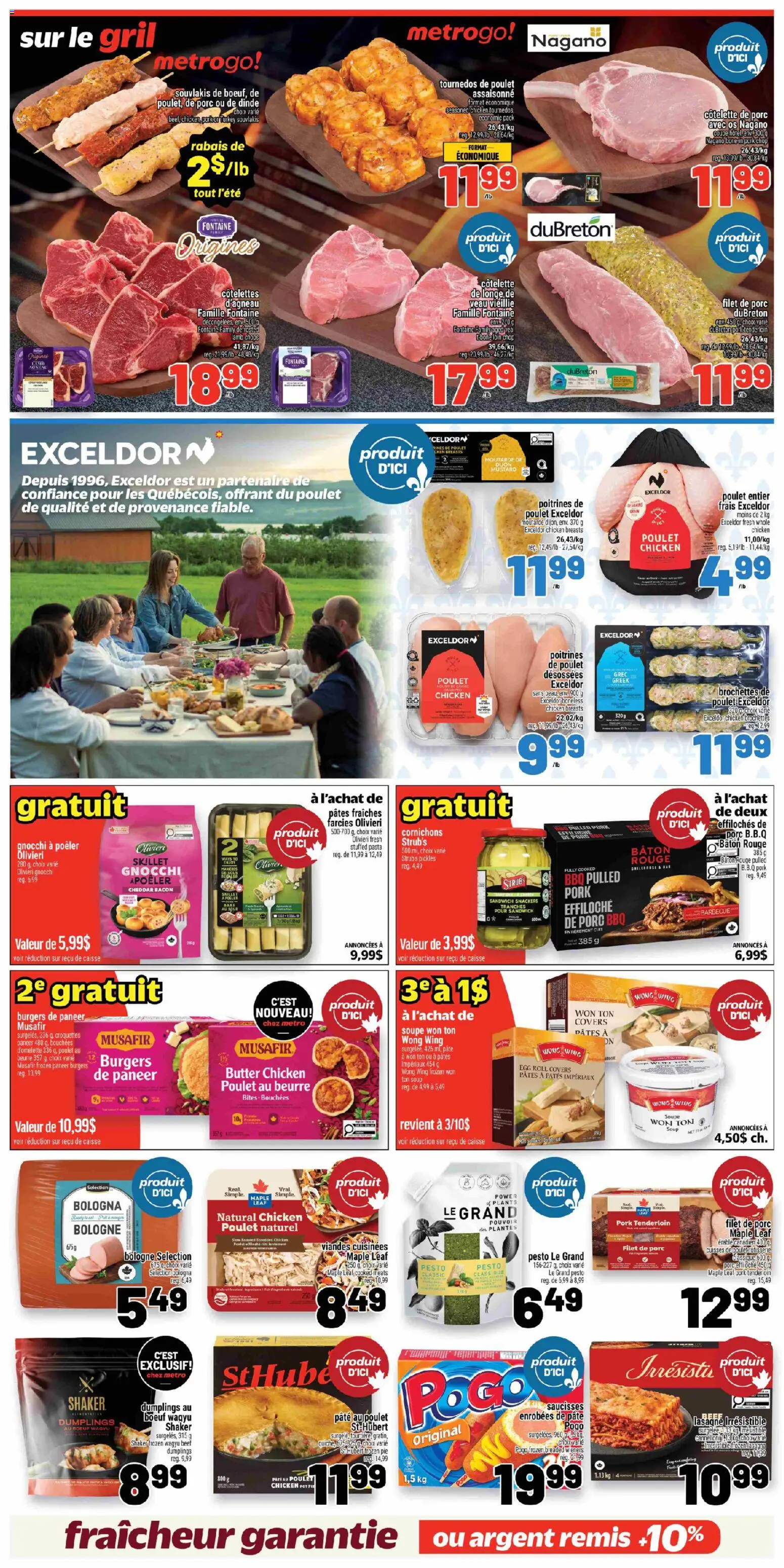 Metro flyer valid from 16.04.2026 | Page: 10 | Products: Chicken breasts, Turkey, Chicken, Pork