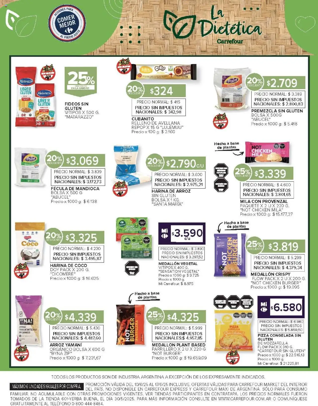 Carrefour Market catálogo - Córdoba │ válido desde el 10.06.2025 | Página: 13 | Productos: Teléfono, Bolsa, Harina, Pizza