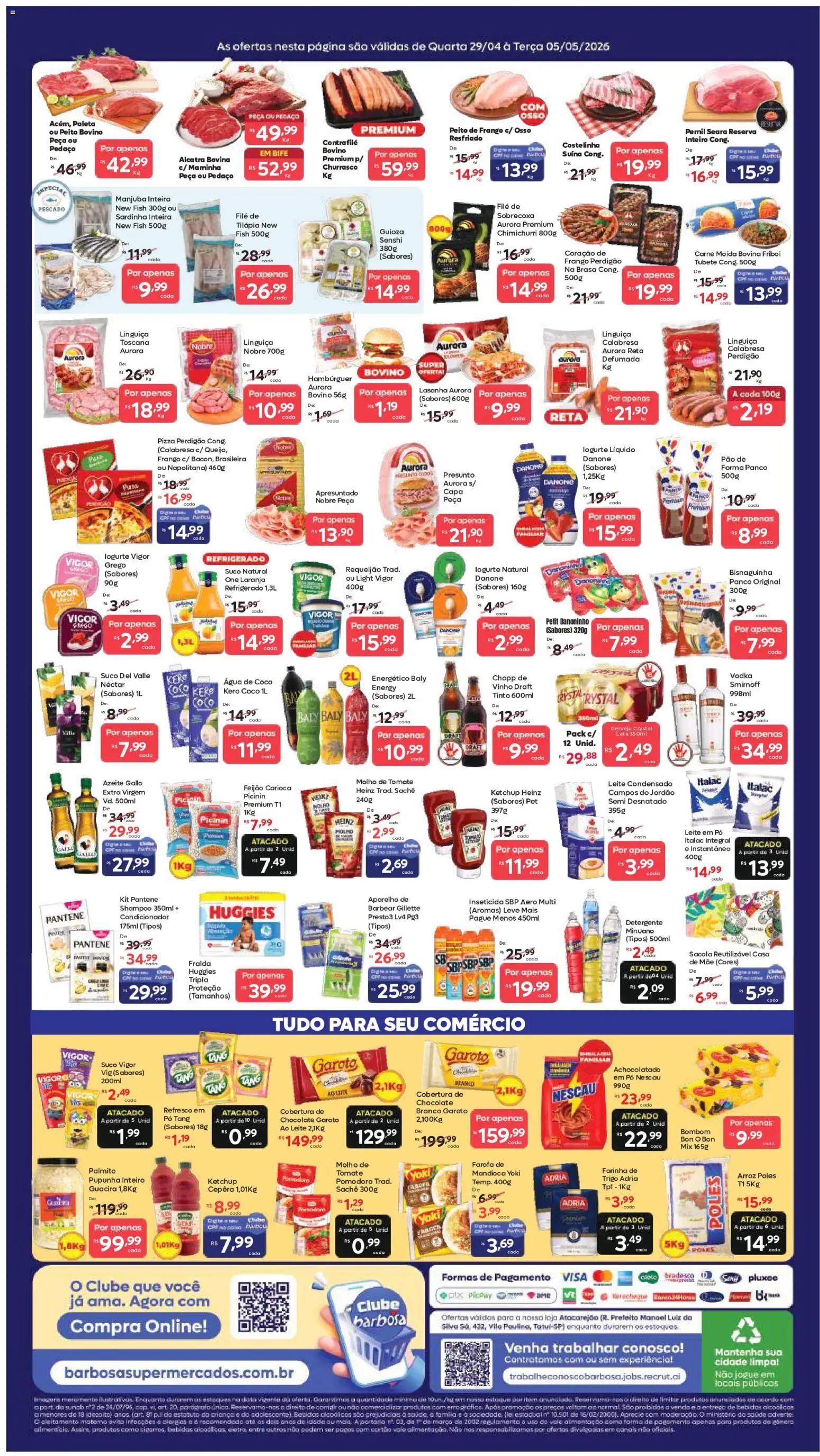 Barbosa Supermercados - Ofertas da semana de 29/04/2026 ? Não perca as melhores promoções! | Brasil
