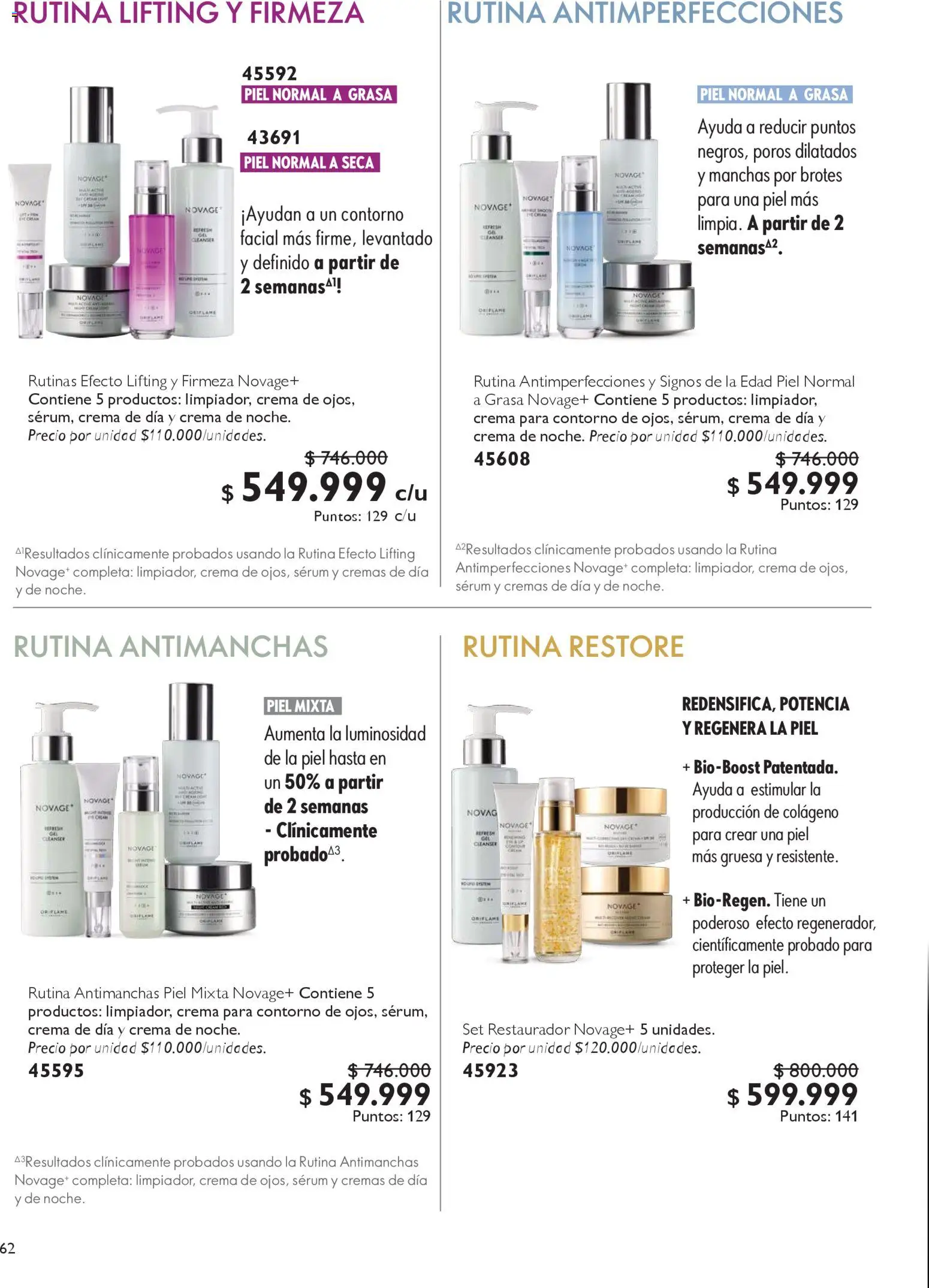Oriflame revista - valida desde el 14.02.2026 | Página: 62 | Productos: Crema, Serum, Contorno
