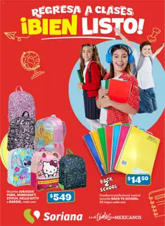 Vista previa de Soriana - Regresa a clases bien listo Híper y Súper Nacional, nuevo folleto de la tienda, válido en México a partir del 18.07.2025