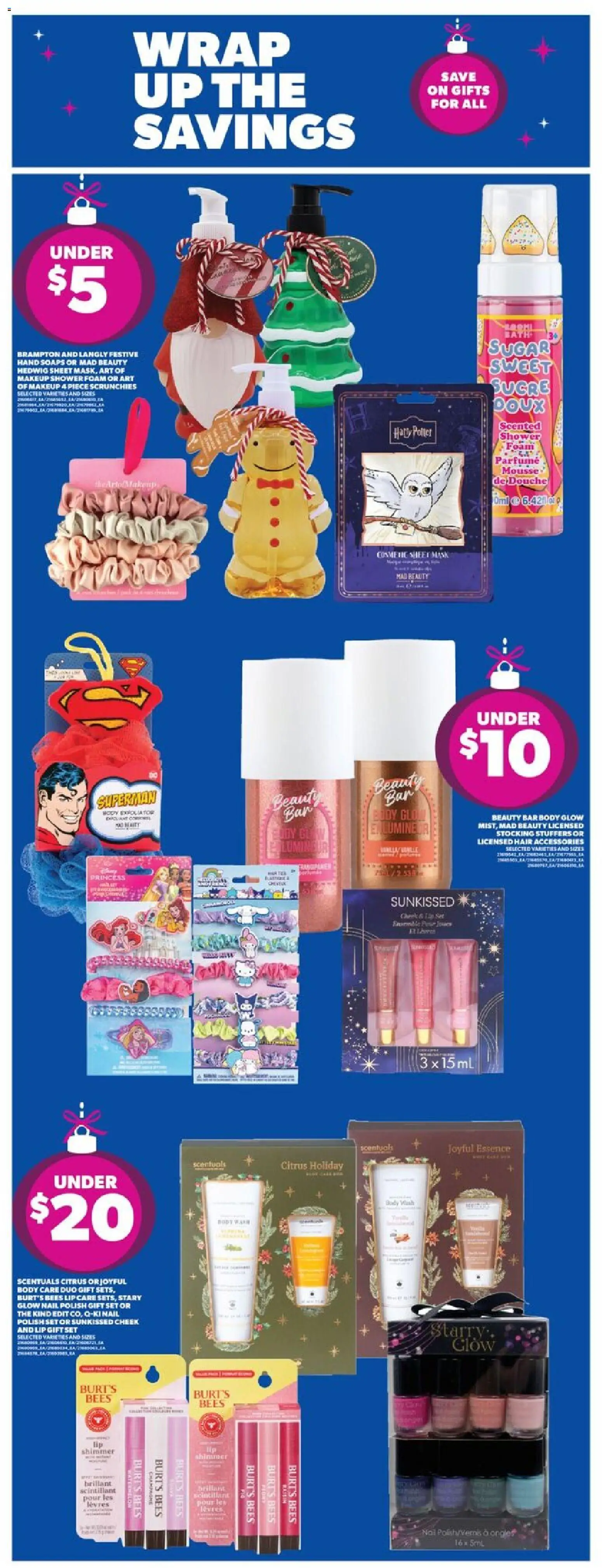 Real Canadian Superstore flyer valid from 23.10.2025 | Page: 32 | Products: Nail polish, Mask, Shoes, Shower