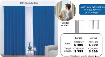Vista previa de Colchas Concord - Catálogo, nuevo folleto de la tienda, válido en México a partir del 01.08.2025 | Página: 987 | Productos: Cortinas