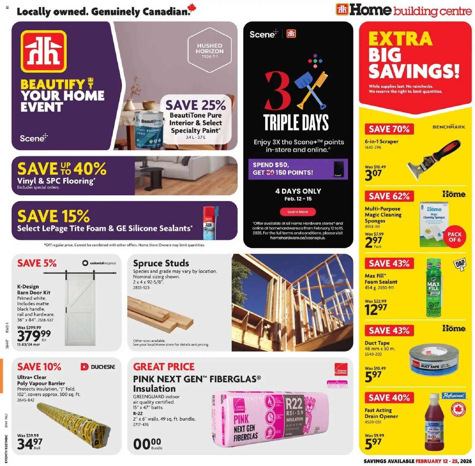Home Hardware flyer valid from 12.02.2026 | Page: 1