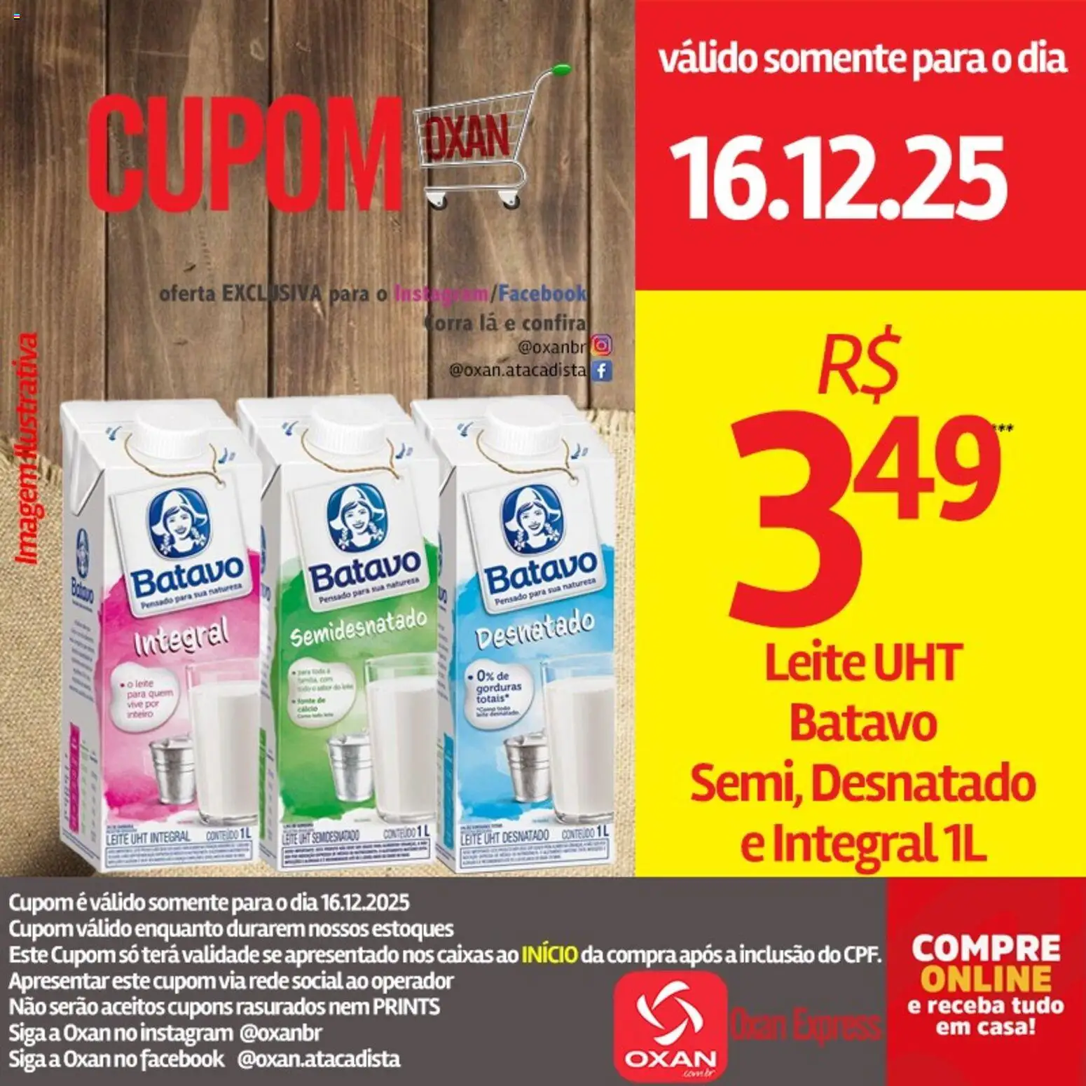 Oxan Atacadista Folheto - válido de 16.12.2025 | Página: 15 | Produtos: Leite