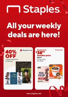 Preview of Staples weekly ads valid from 29.03.2026