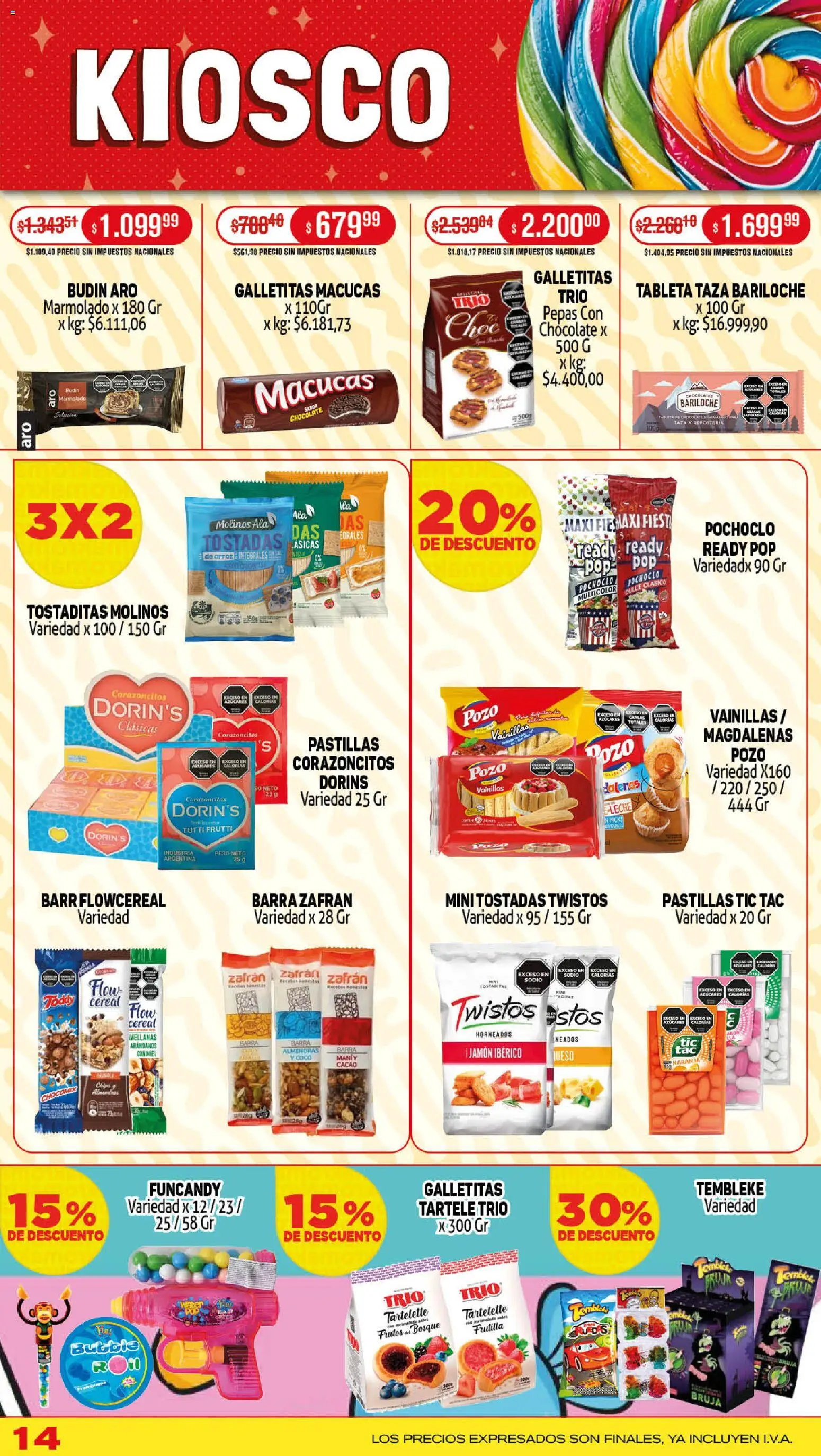 Makro ofertas │ válido desde el 27.11.2025 | Página: 14 | Productos: Taza, Arándanos, Arroz, Cacao