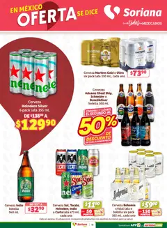 Vista previa de Soriana - Preciazazaso Súper: Camp, Chia, Oax, Q. Roo, Tab, Yuc, nuevo folleto de la tienda, válido en México a partir del 02.01.2026 | Página: 15 | Productos: Cerveza, Botella