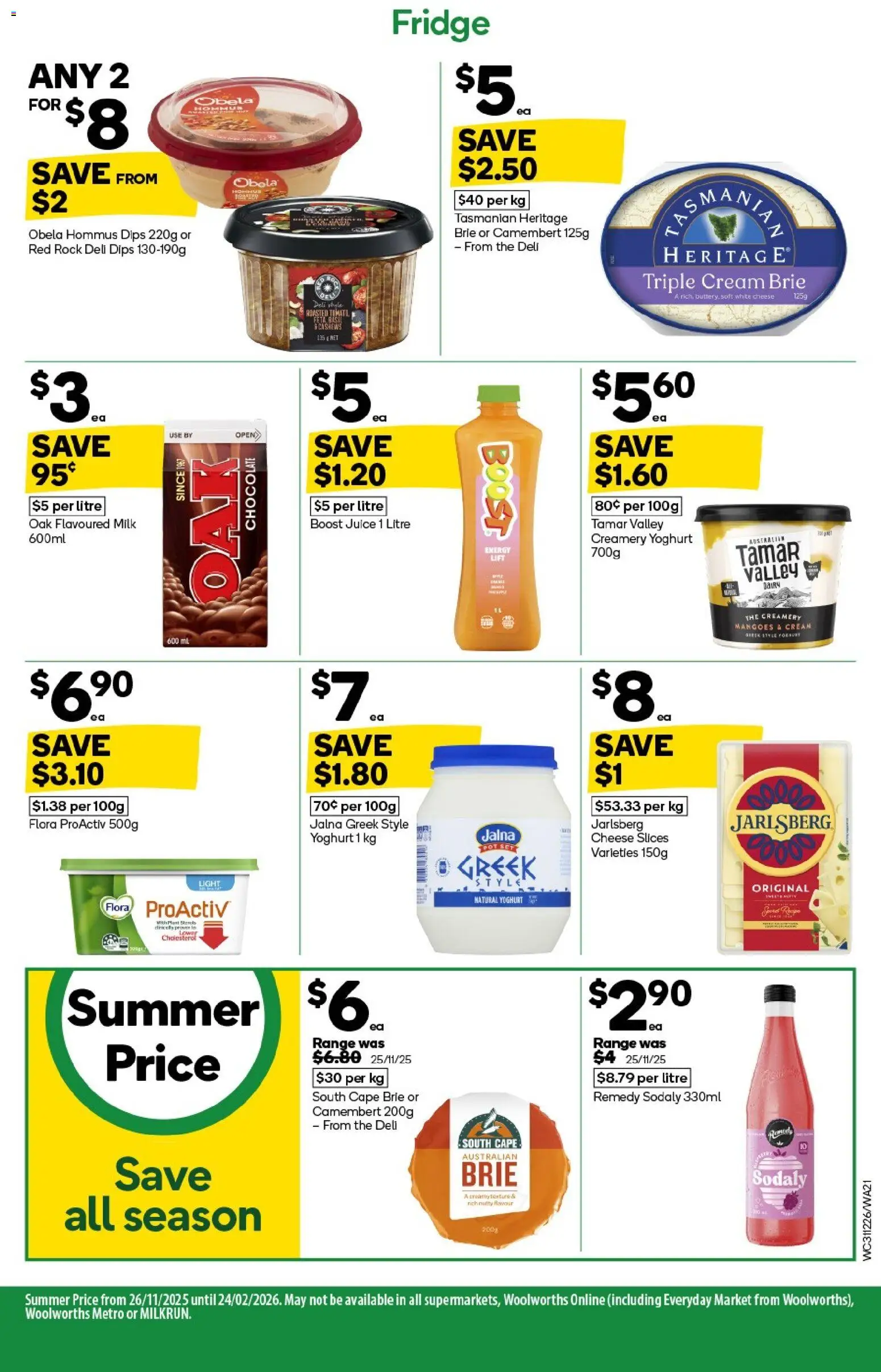 Woolworths catalogue - valid from 31.12.2025 | Page: 21 | Products: Dairy, Cheese, Chocolate, Cream