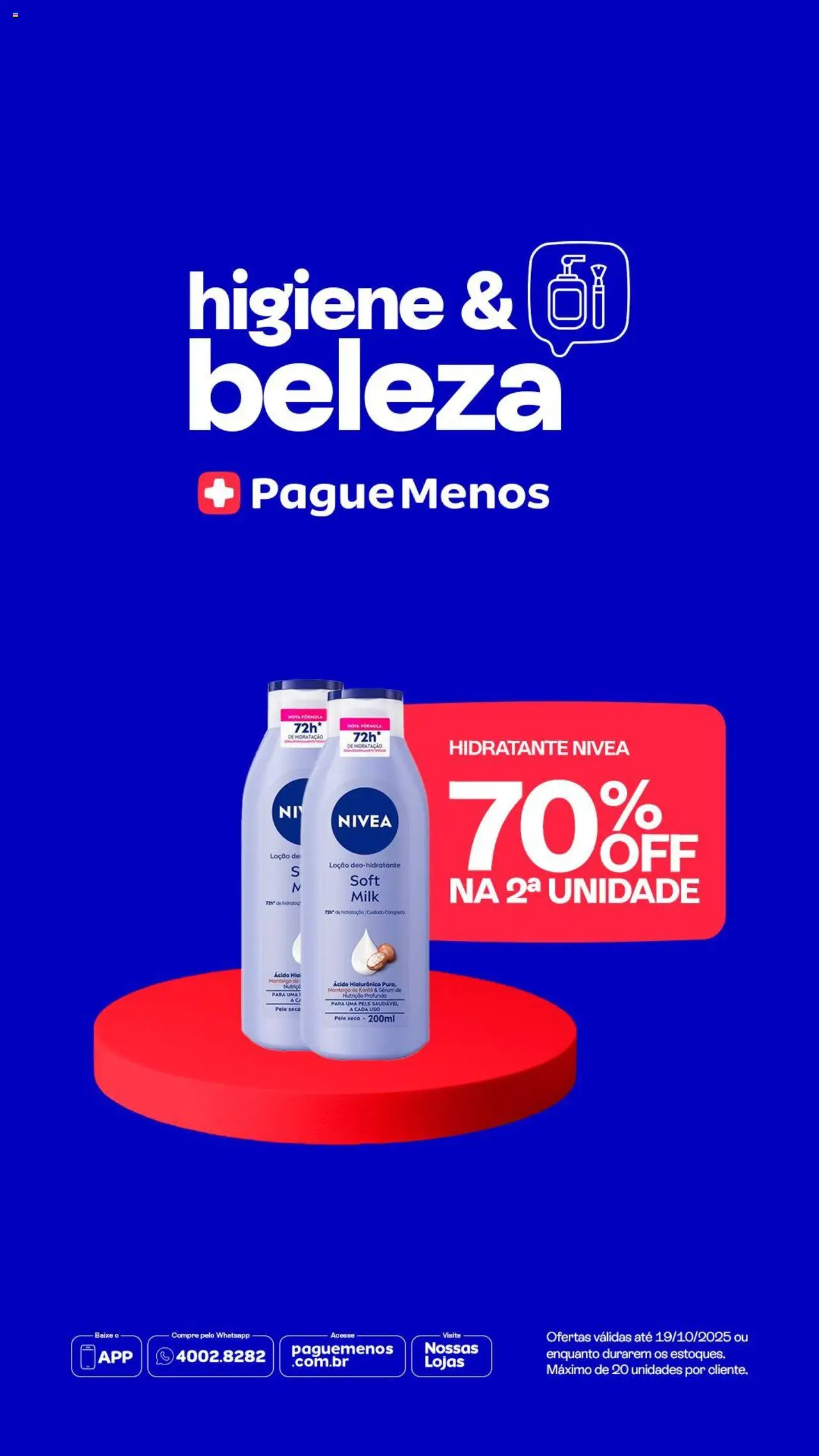Pague Menos Folheto - válido de 13.10.2025 | Página: 4 | Produtos: Manteiga, Sérum