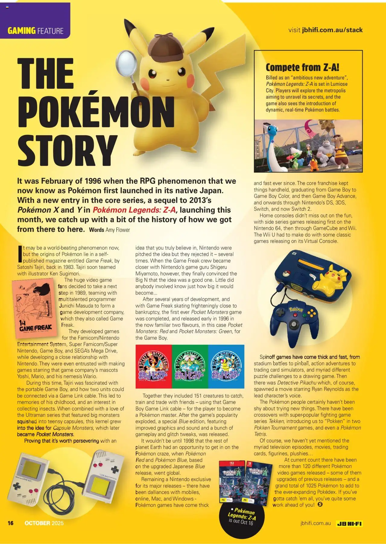 JB Hi-Fi catalogue - valid from 01.10.2025 | Page: 16 | Products: Native, Player, Cable, Game
