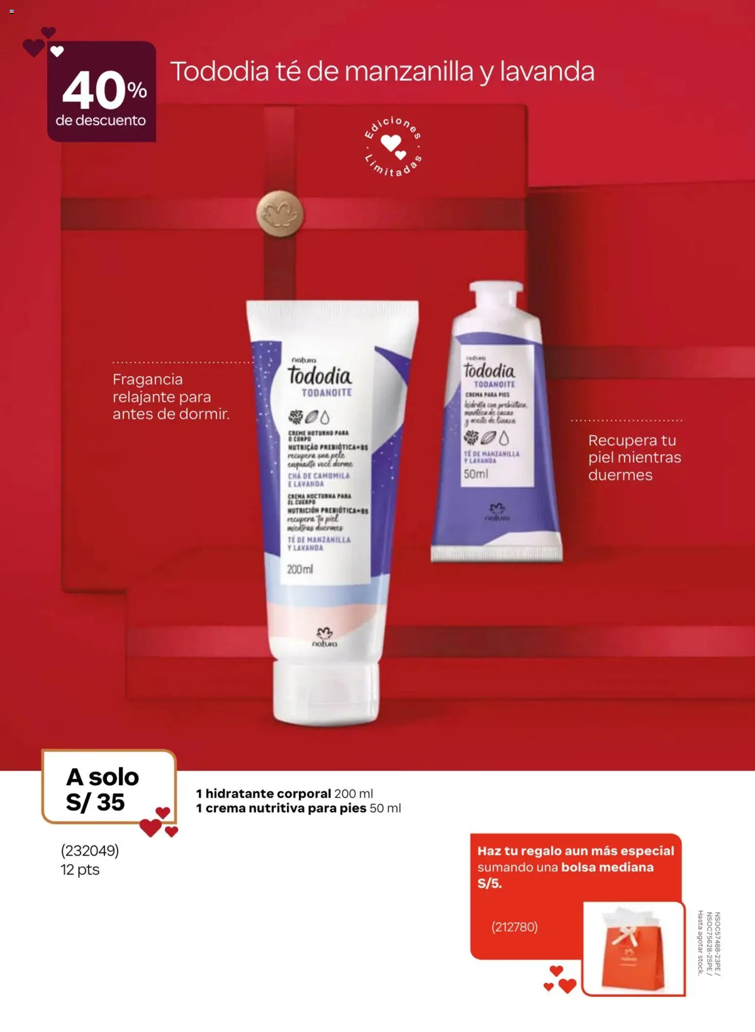 Catálogo Natura válido desde 18.02.2026 | Página: 16 | Productos: Té, Crema, Bolsa, Fragancia