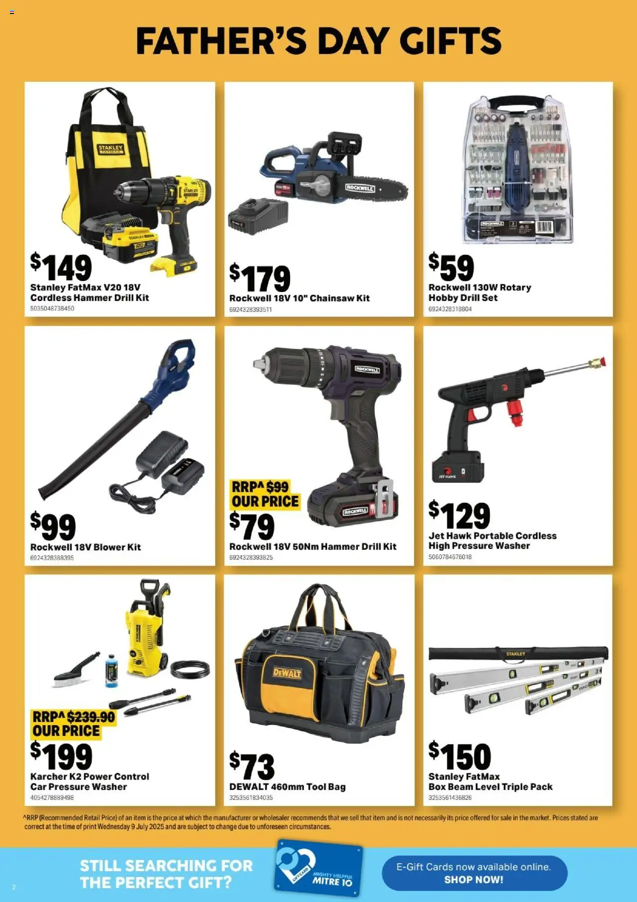 Mitre 10 catalogue - valid from 13.08.2025 | Page: 2 | Products: Box, Chainsaw, Bag, Washer