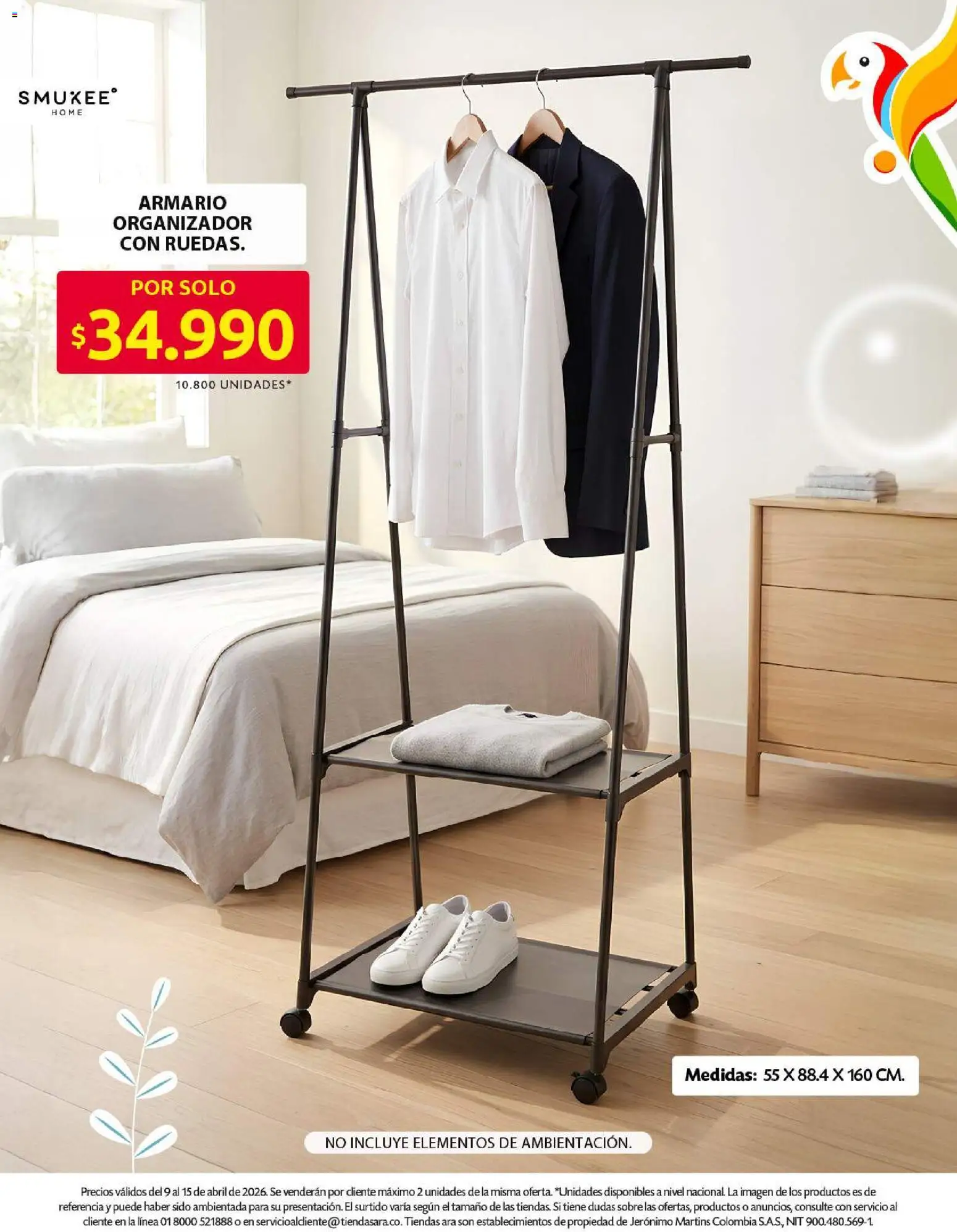 Ara revista - valida desde el 09.04.2026 | Página: 18 | Productos: Sobre, Organizador