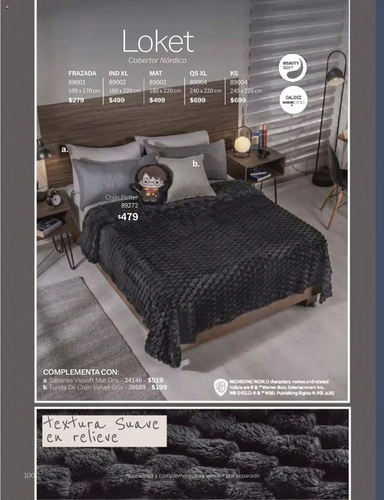 Nuevas ofertas de Vianney válidas en toda la República Mexicana desde el 24.01.2025. ¡Encuentra las mejores ofertas en Vianney catálogo Chavos! | Página: 102 | Productos: Cobertor, Funda, Sabanas