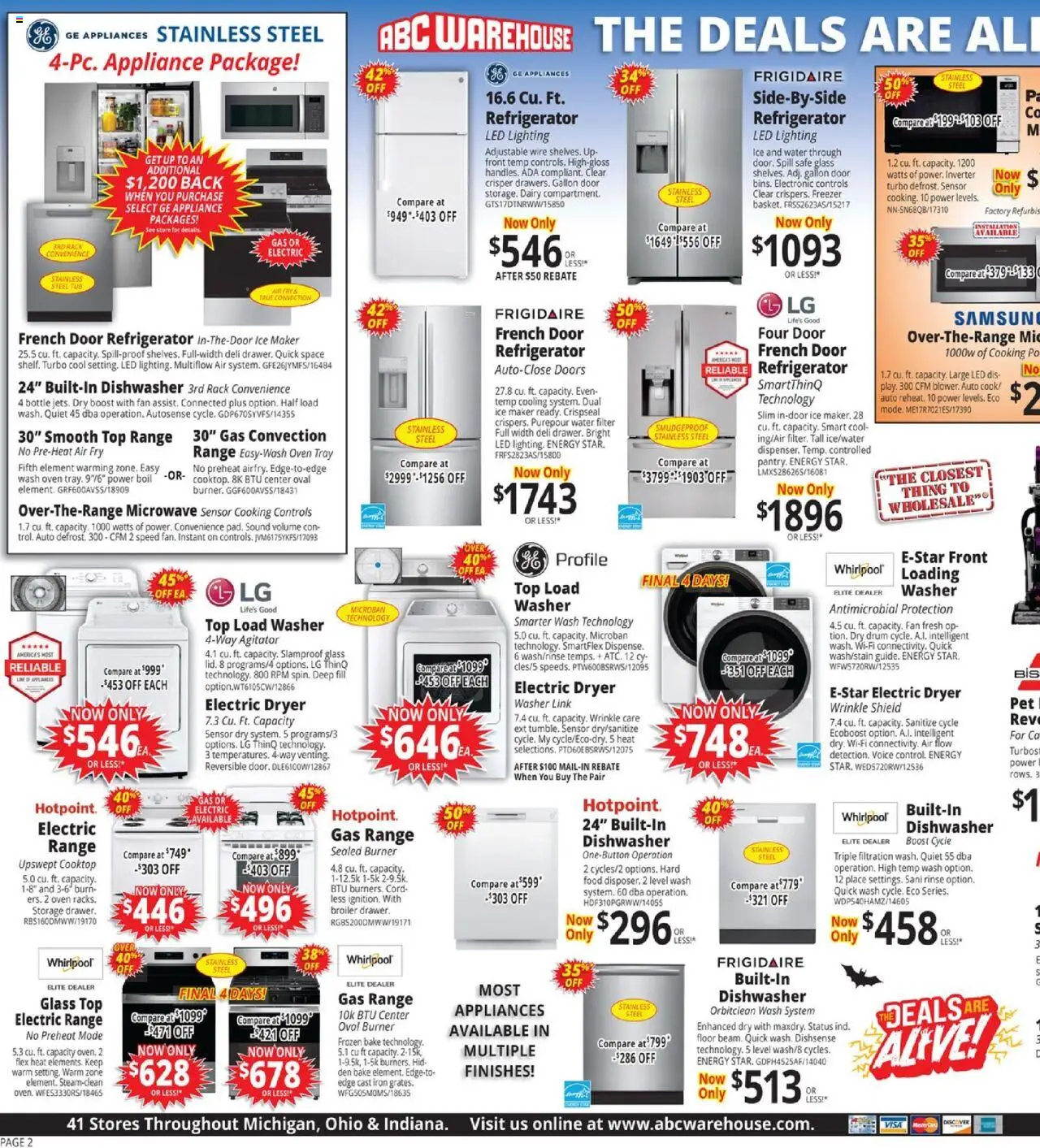 ABC Warehouse Weekly Ad - valid from 12.10.2025 | Page: 2 | Products: Wire, Sensor, Iron, Fan