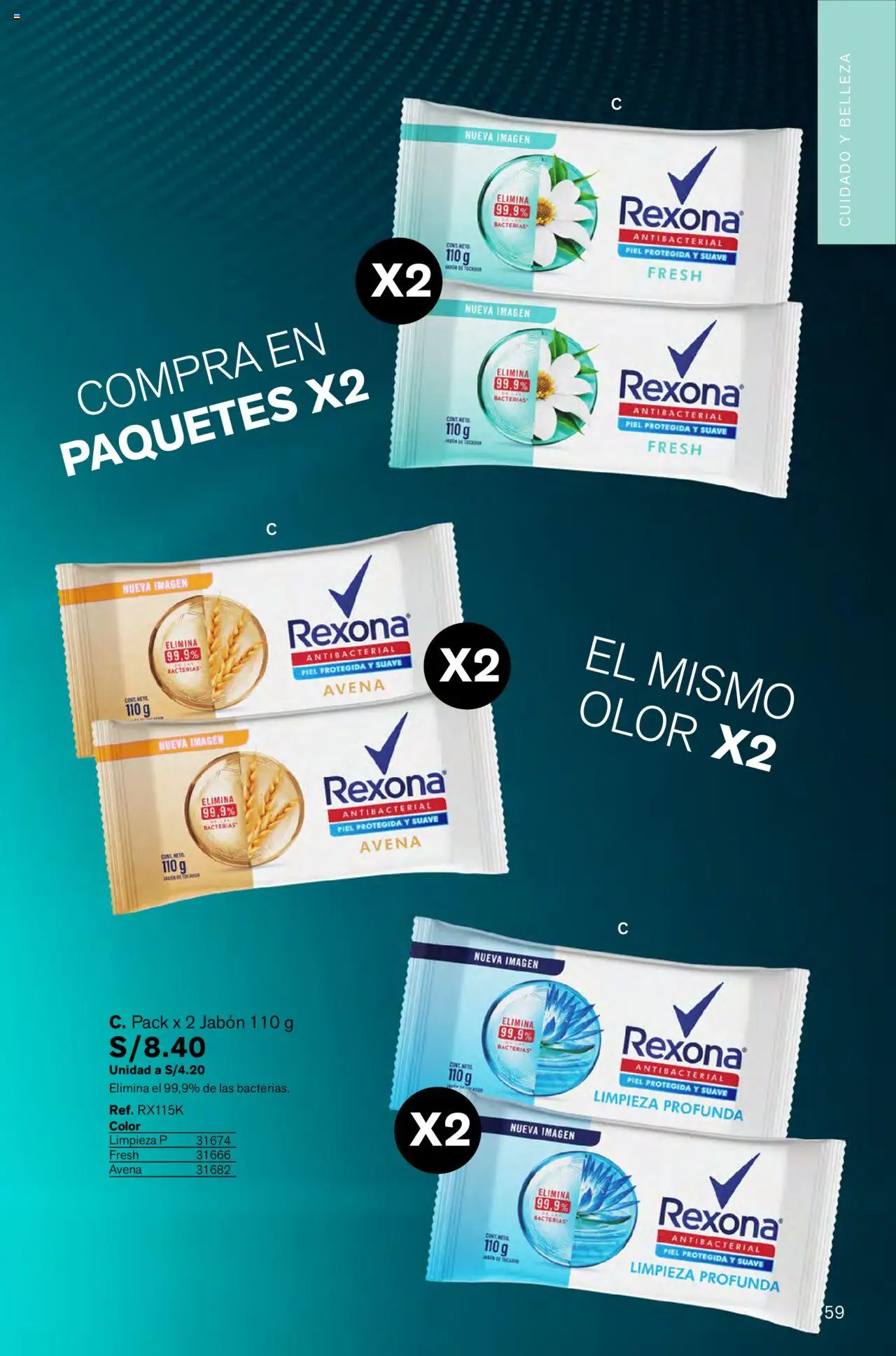 Catálogo Leonisa válido desde 22.08.2025 | Página: 59 | Productos: Jabón, Avena