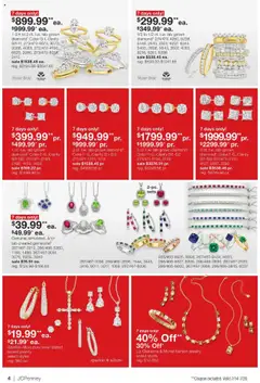 JCPenney Semi-Annual Jewelry Sale - valid from 14.07.2025 | Page: 4 | Products: Modem