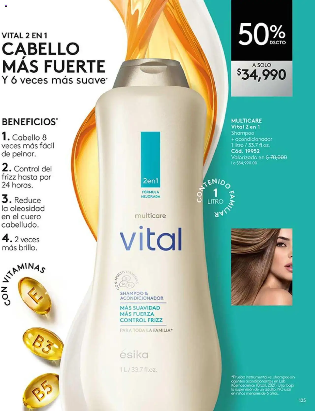 Ésika revista - valida desde el 14.10.2025 | Página: 137 | Productos: Shampoo, Acondicionador