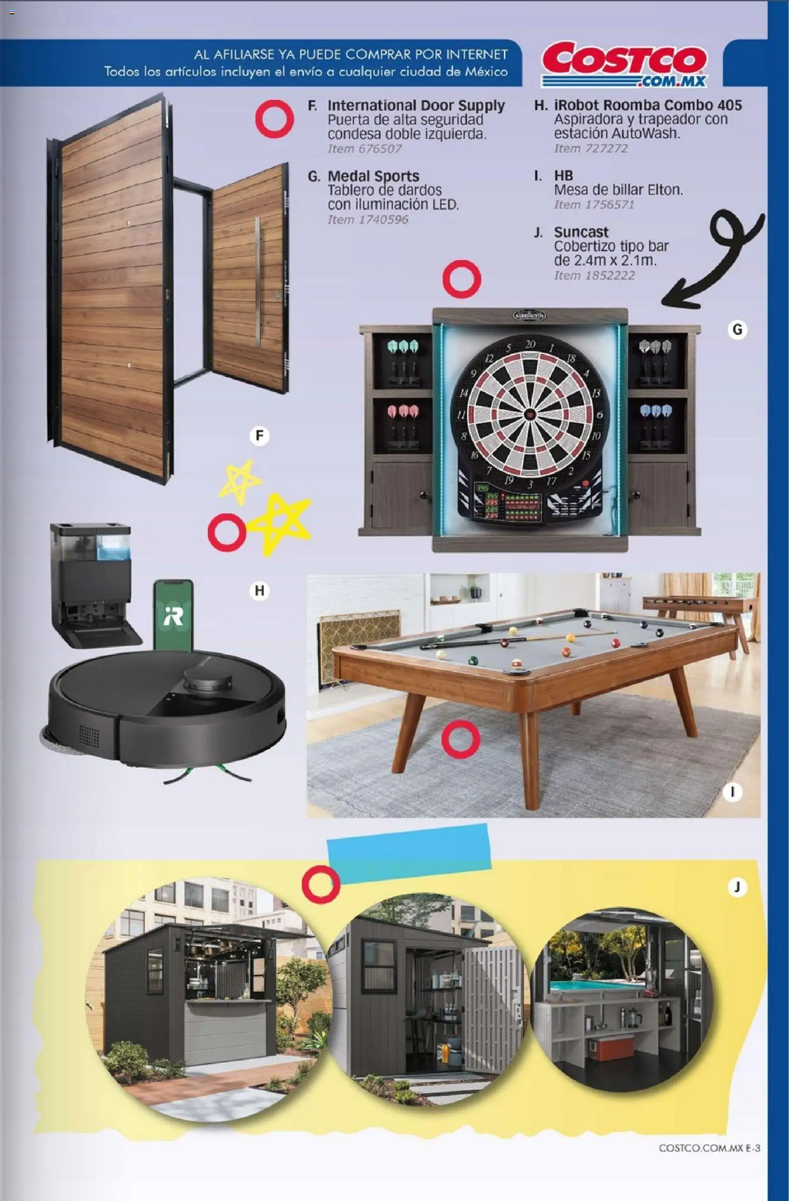 Nuevas ofertas de Costco válidas en toda la República Mexicana desde el 01.11.2025. ¡Encuentra las mejores ofertas en Costco Revista Noviembre! | Página: 53 | Productos: Robot, Trapeador, Aspiradora, Mesa