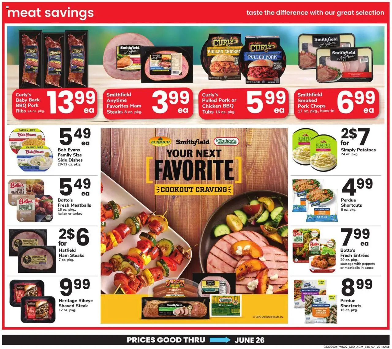 Acme Big Book of Savings - valid from 30.05.2025 | Page: 7 | Products: Peppers, Pork, Sauce, Sausage