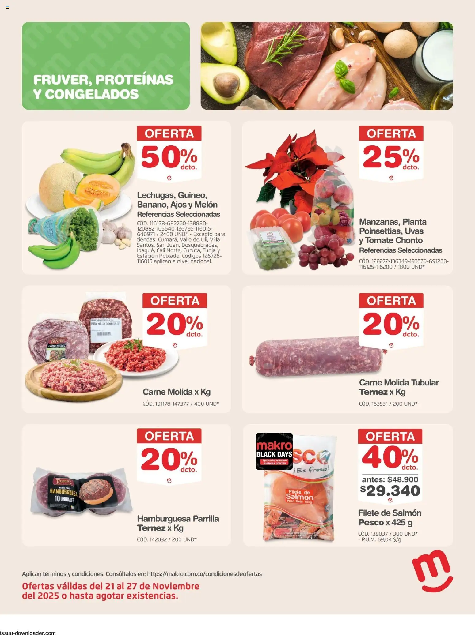 Makro revista - valida desde el 21.11.2025 | Página: 12 | Productos: Planta, Parrilla, Ducha Bidet, Melón