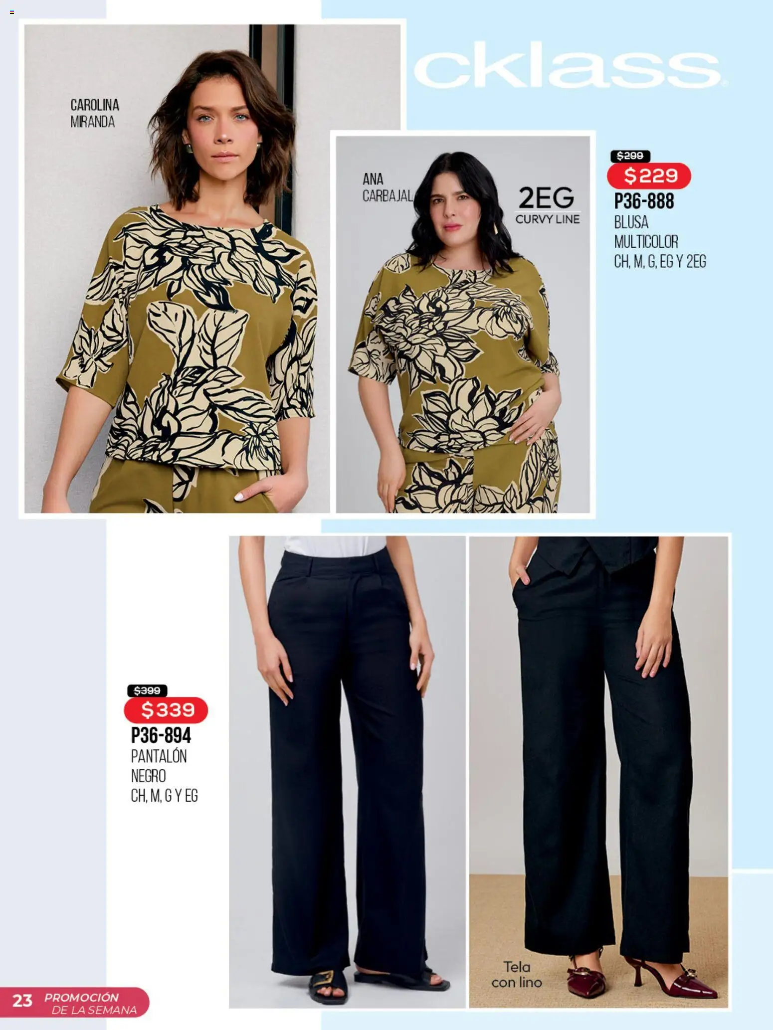 Nuevas ofertas de Cklass válidas en toda la República Mexicana desde el 16.02.2026. ¡Encuentra las mejores ofertas en Cklass catálogo Promo Semanal! | Página: 24 | Productos: Blusa