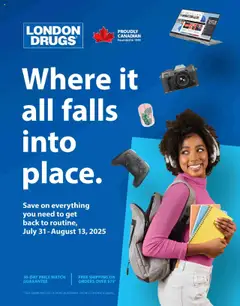 Preview of London Drugs - Back to Shool Super Flyer from shop London Drugs valid from 31.07.2025