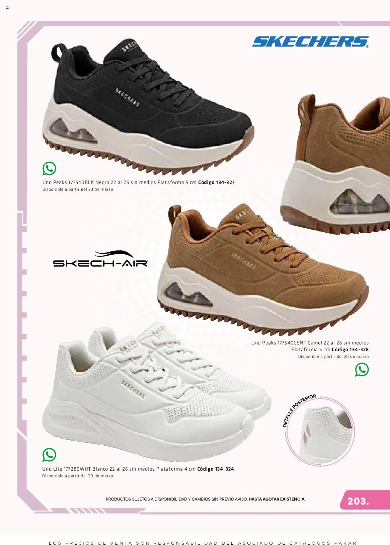 Nuevas ofertas de SC Pakar válidas en toda la República Mexicana desde el 06.03.2025. ¡Encuentra las mejores ofertas en SC Pakar catálogo Women! | Página: 203