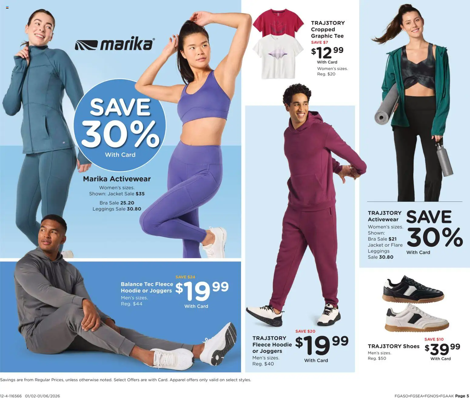 Fred Meyer Home & Apparel - valid from 02.01.2026 | Page: 7 | Products: Hoodie, Jacket, Bra, Leggings