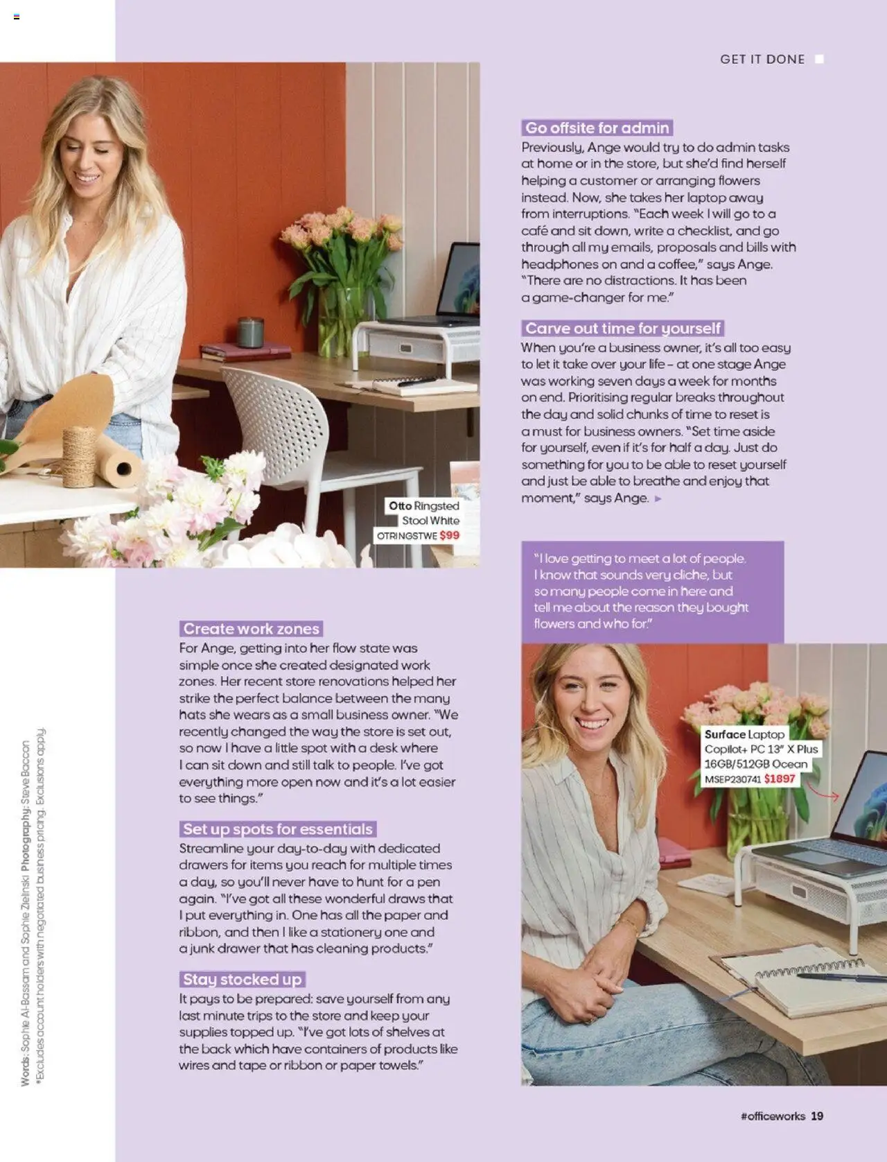 Officeworks catalogue - valid from 13.08.2025 | Page: 20 | Products: Desk, Stool, Pc, Laptop
