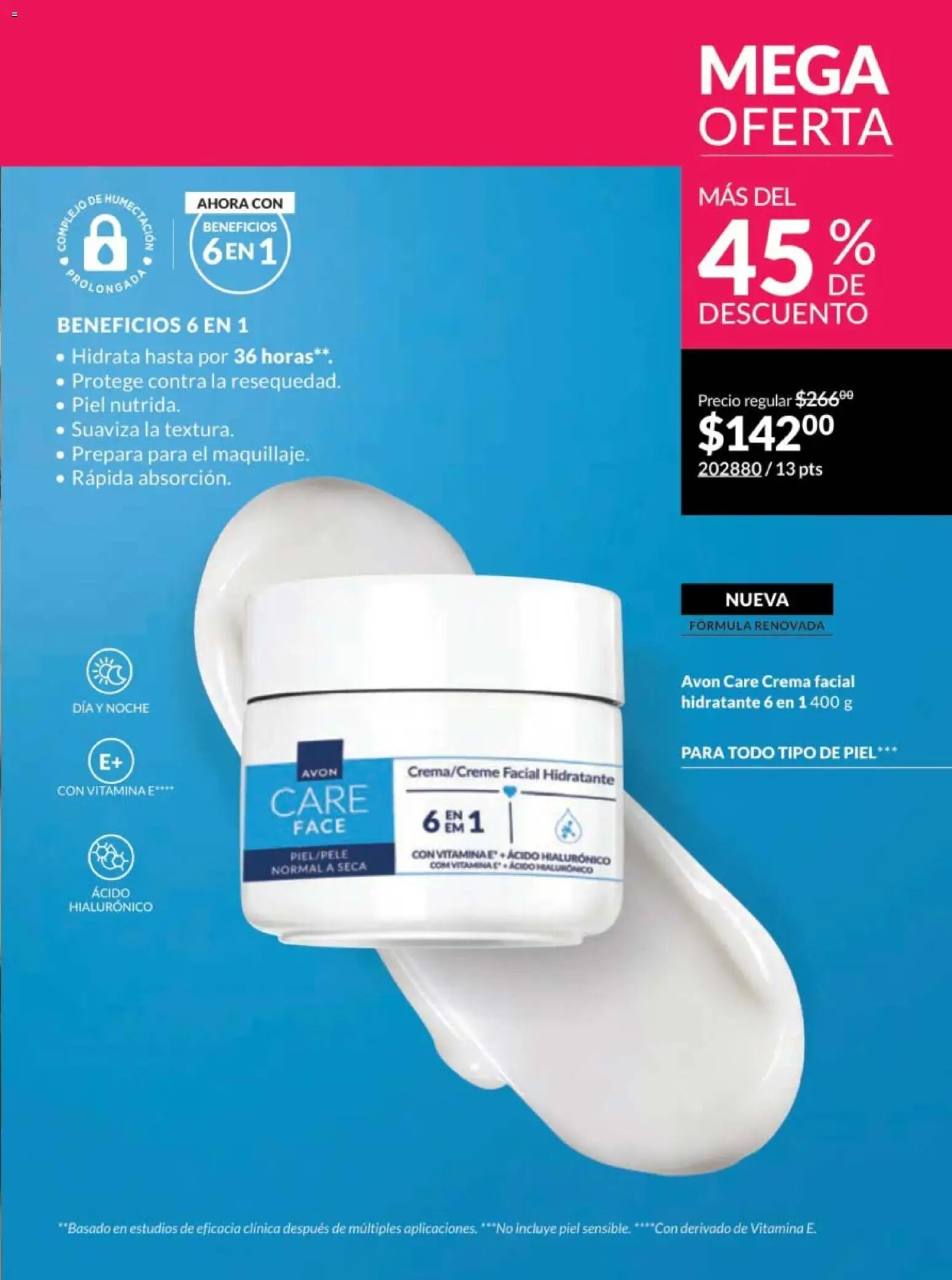 Nuevas ofertas de AVON válidas en toda la República Mexicana desde el 10.01.2026. ¡Encuentra las mejores ofertas en AVON campaña 2 2026! | Página: 131 | Productos: Crema