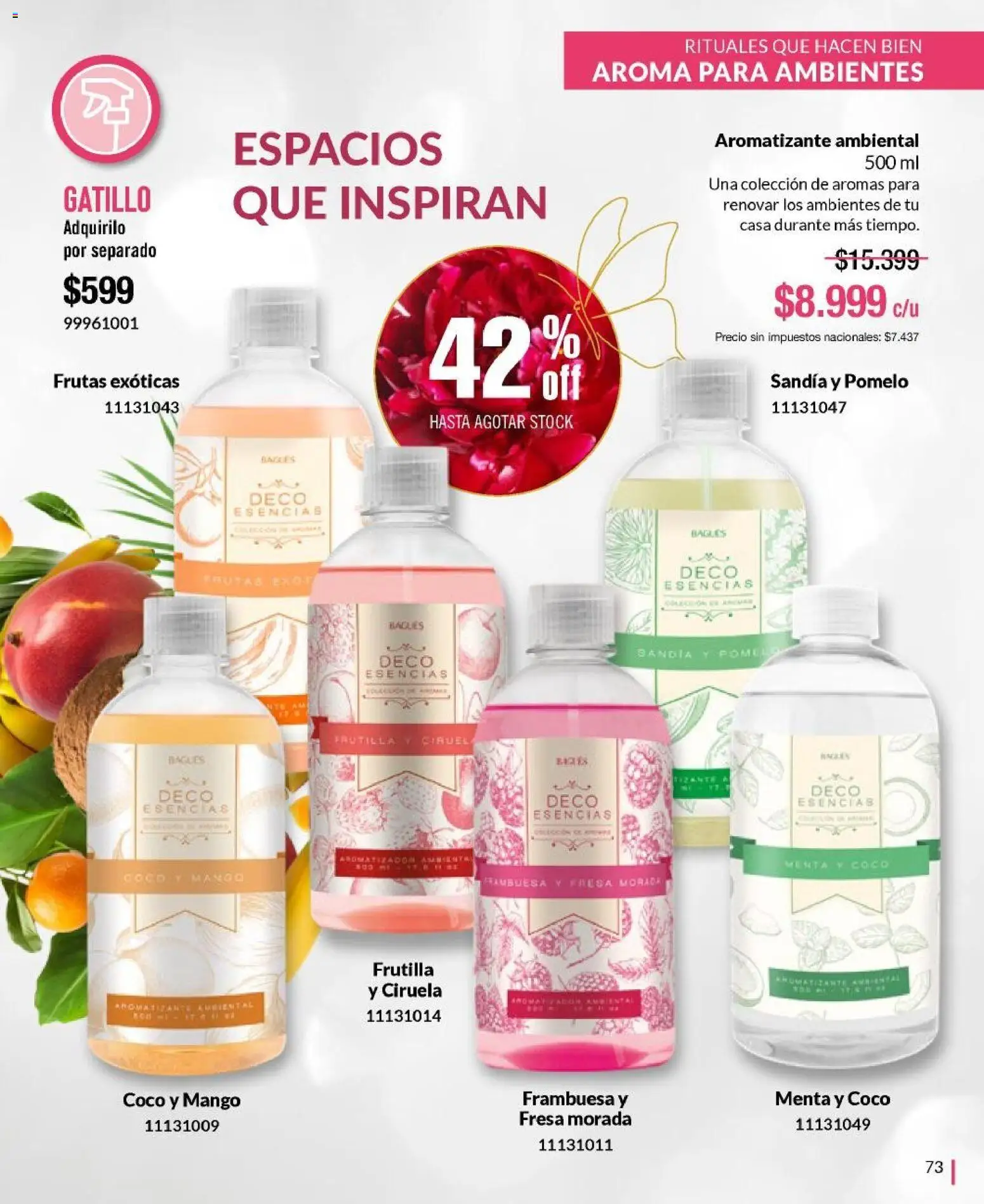 Bagués - Catálogo │ válido desde el 09.02.2026 | Página: 73 | Productos: Frutilla, Sandía, Mango, Esencias