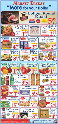 Preview of Market Basket weekly ads valid from 28.09.2025