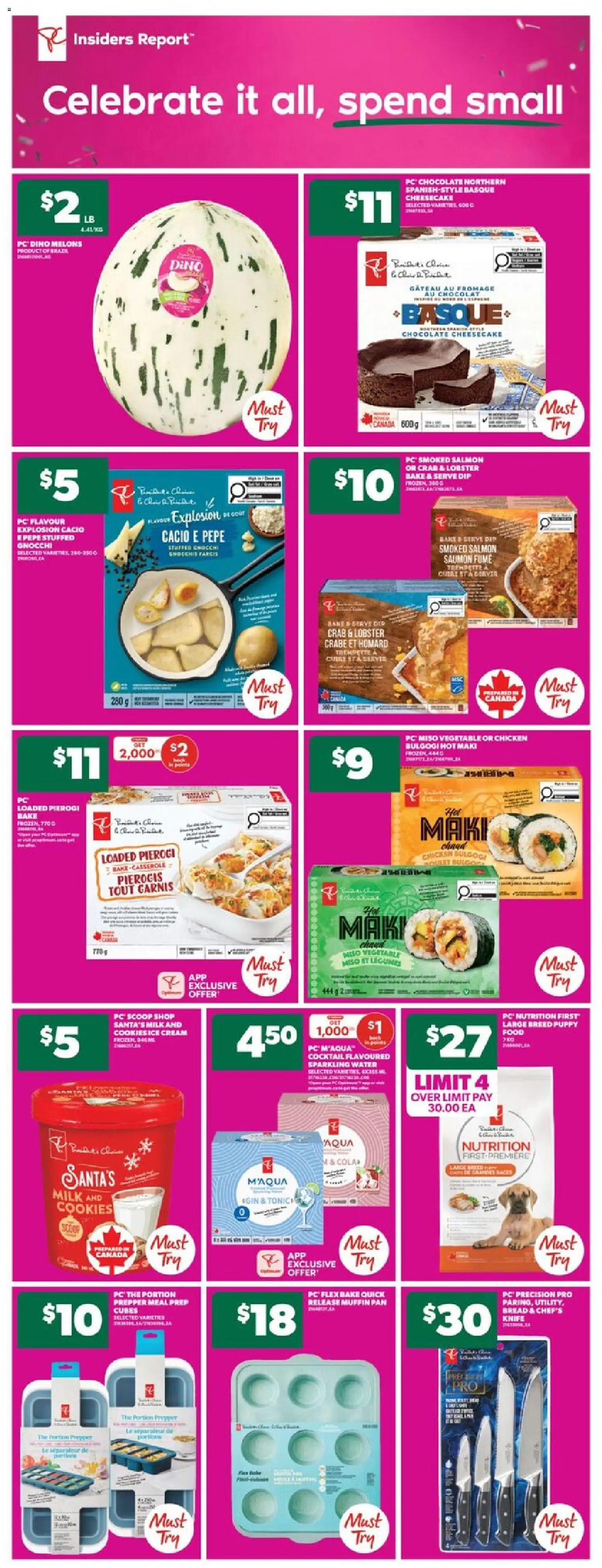 Real Canadian Superstore flyer valid from 20.11.2025 | Page: 6 | Products: Cookies, PC, Bread, Chocolate