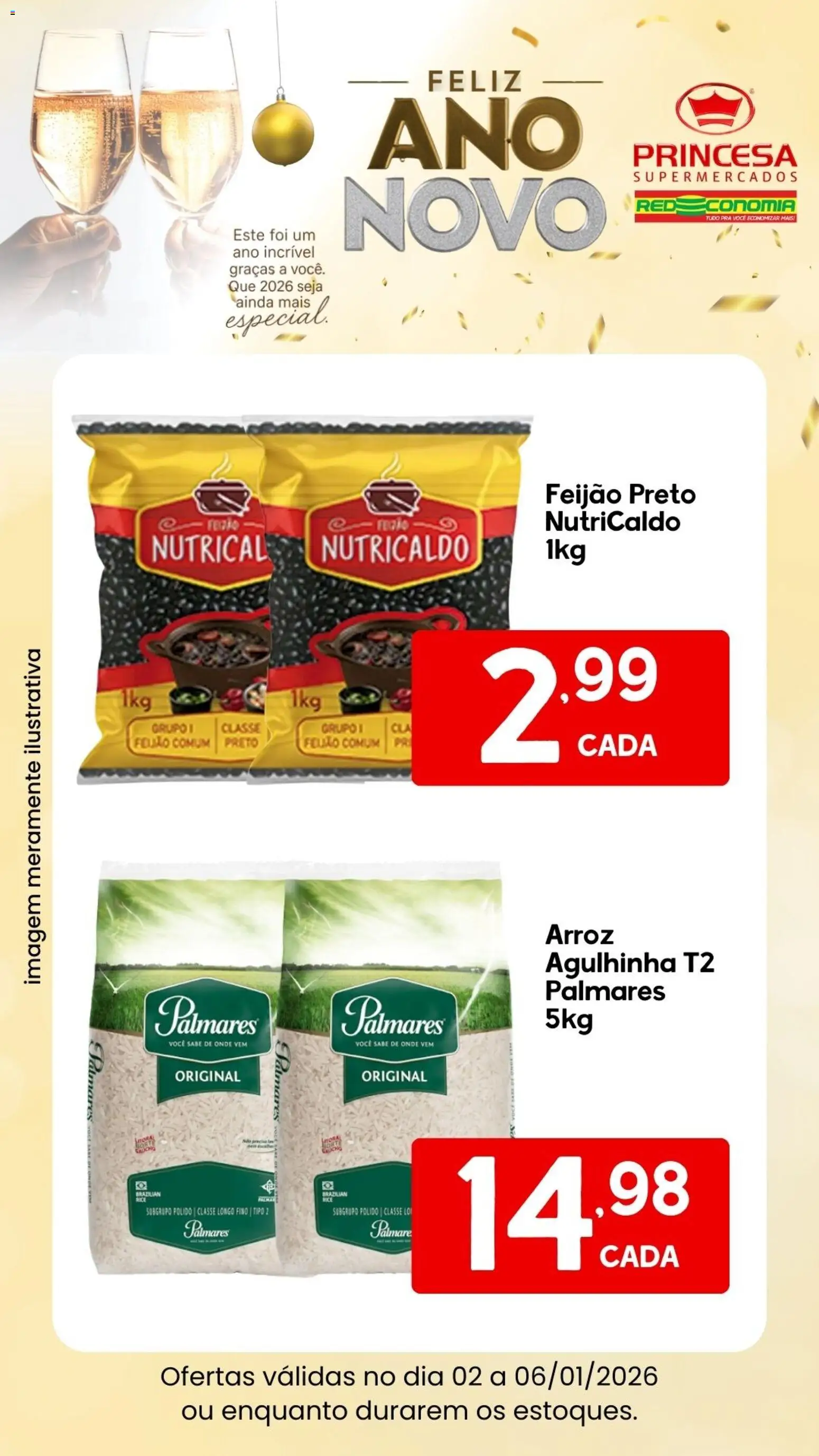 Princesa Folheto - válido de 02.01.2026 | Página: 5 | Produtos: Feijão, Arroz