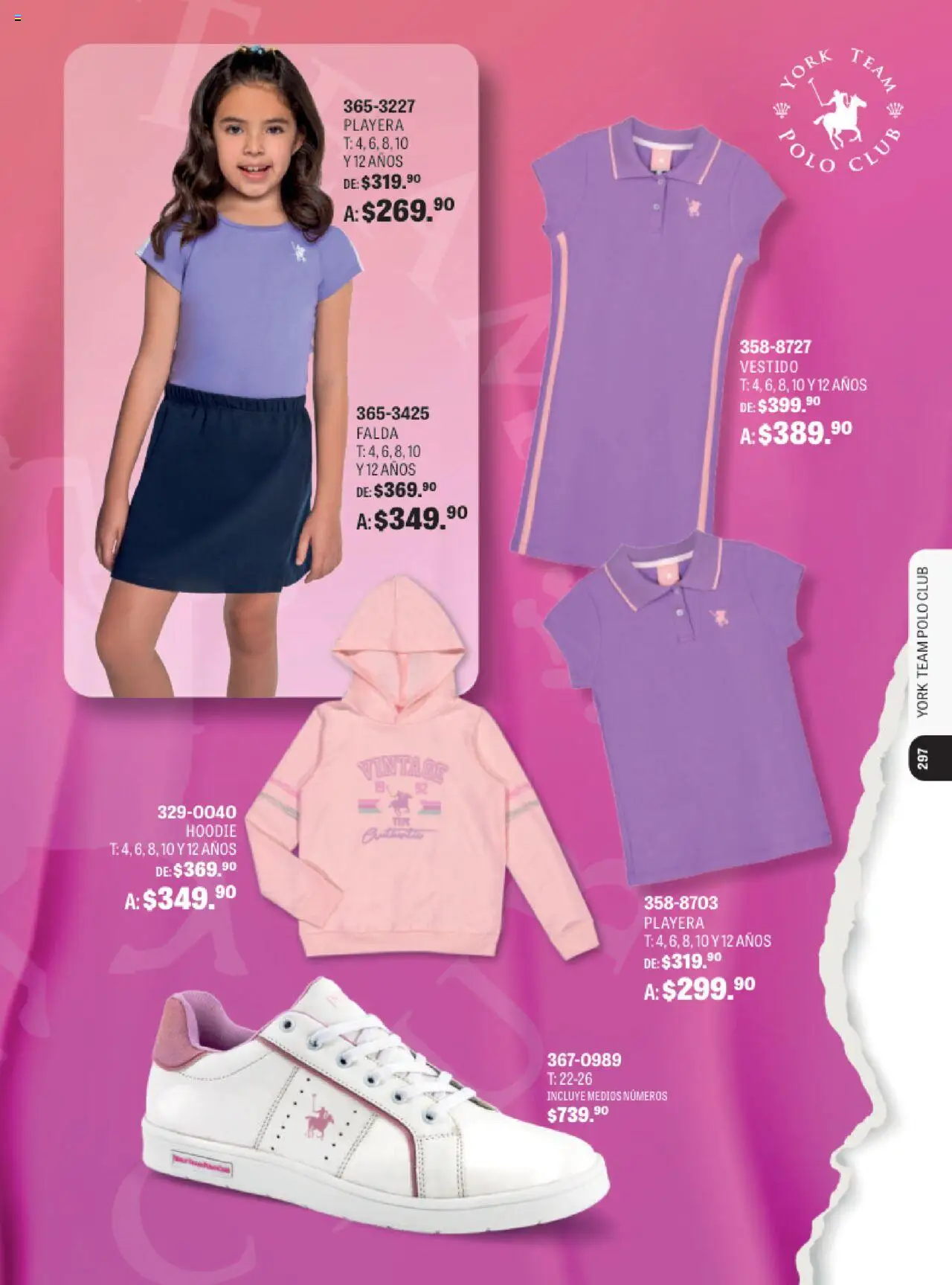 Nuevas ofertas de Andrea válidas en toda la República Mexicana desde el 13.08.2025. ¡Encuentra las mejores ofertas en Andrea - Catálogo Deportivo Infantil ! | Página: 27 | Productos: Vestido, Playera, Falda
