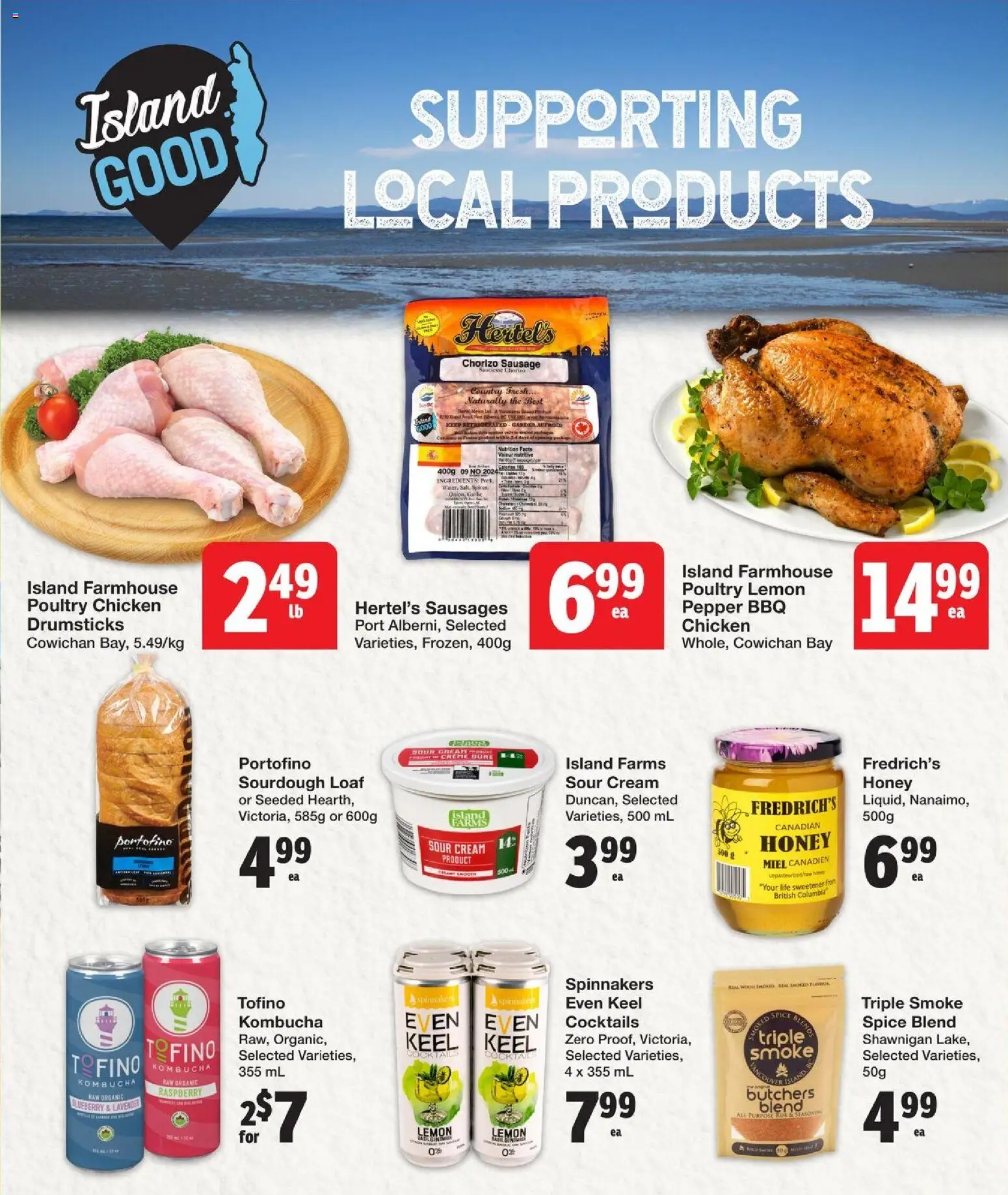 Quality Foods flyer valid from 16.04.2026 | Page: 14 | Products: Sour cream, Cream, Chicken
