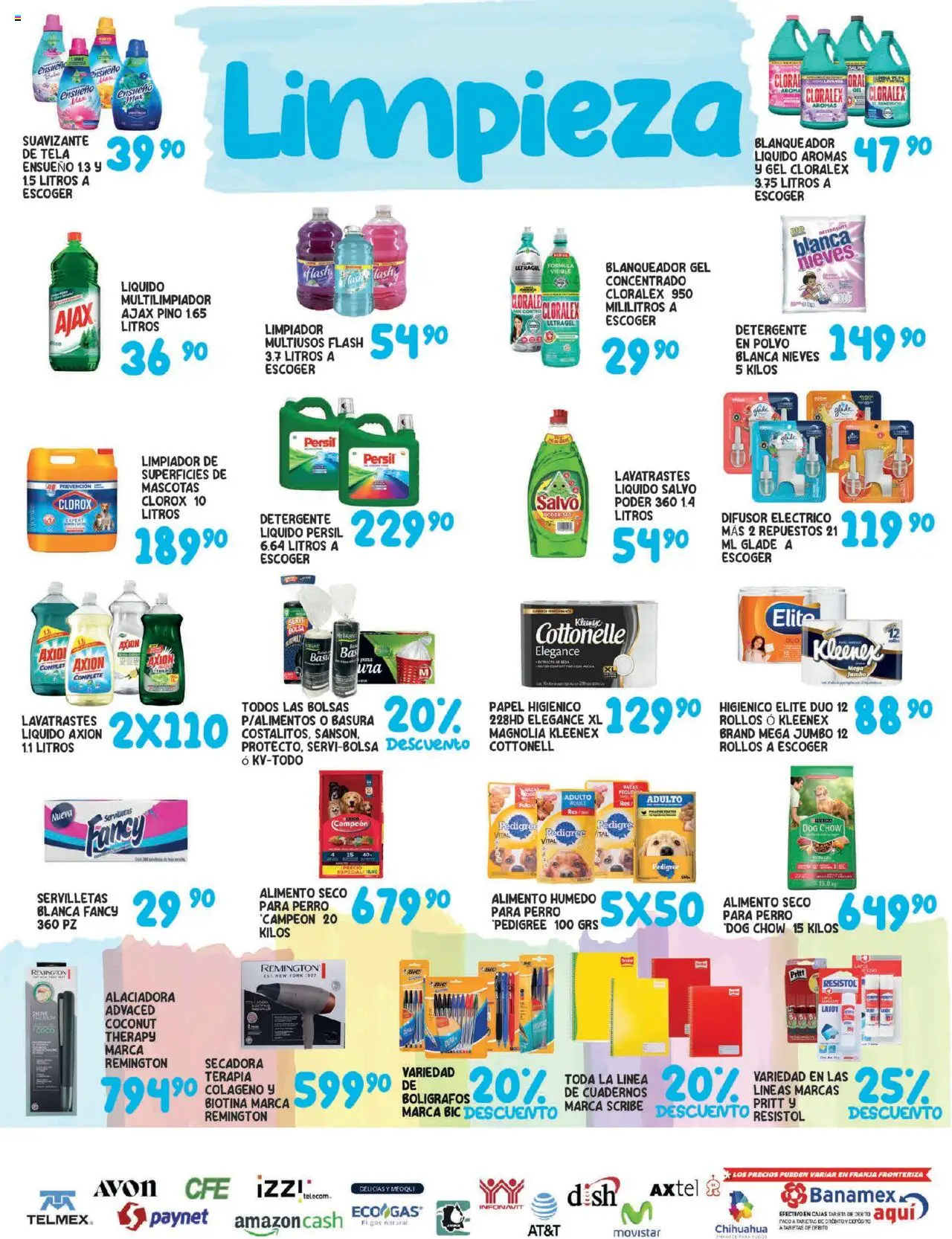 Nuevas ofertas de Alsuper válidas en toda la República Mexicana desde el 09.09.2025. ¡Encuentra las mejores ofertas en Alsuper - Folleto - Chihuahua Estado! | Página: 5 | Productos: Bolsa, Papel higiénico, Polvo, Servilletas