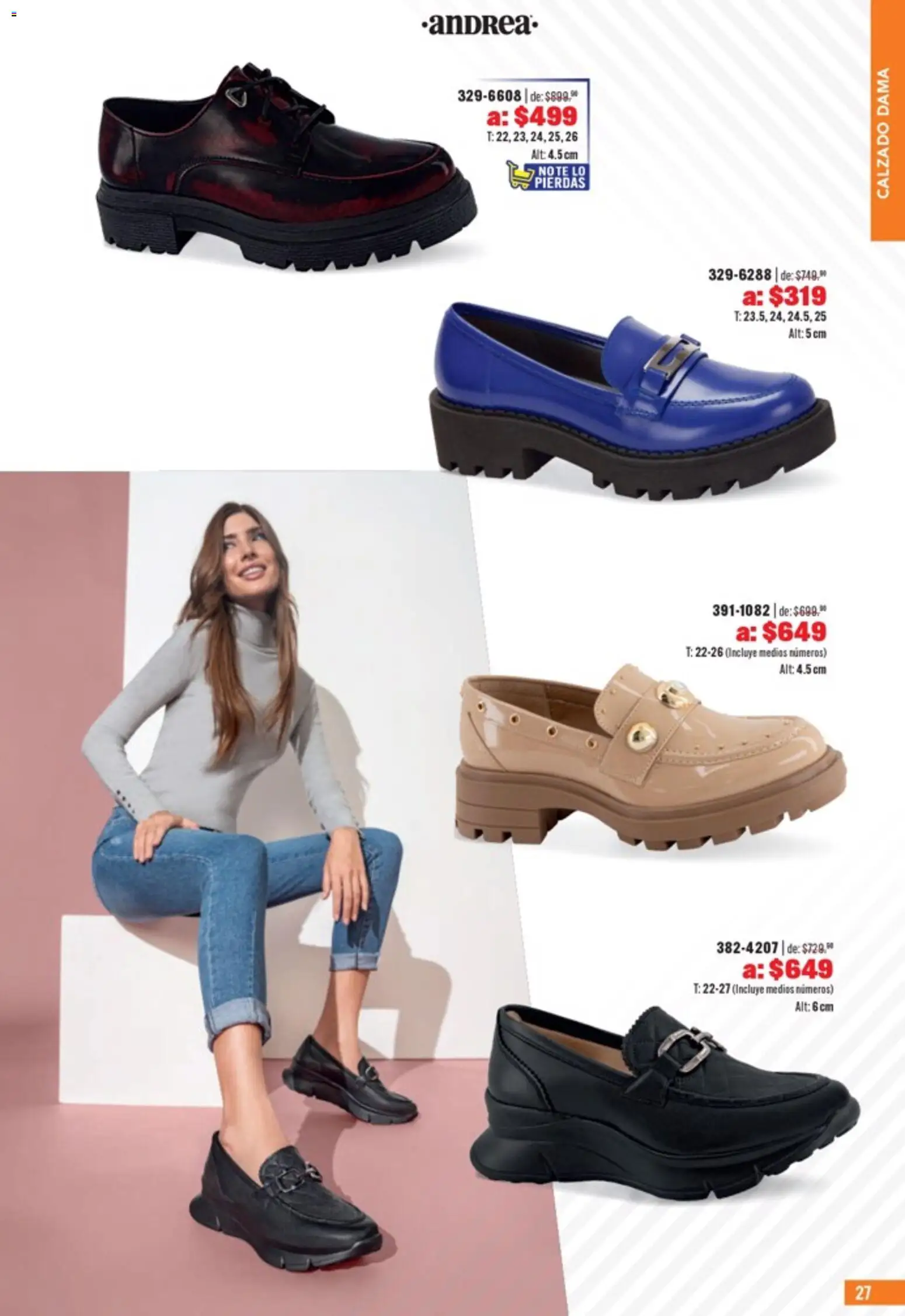 Nuevas ofertas de Andrea válidas en toda la República Mexicana desde el 05.04.2026. ¡Encuentra las mejores ofertas en Andrea catálogo Outlet! | Página: 27